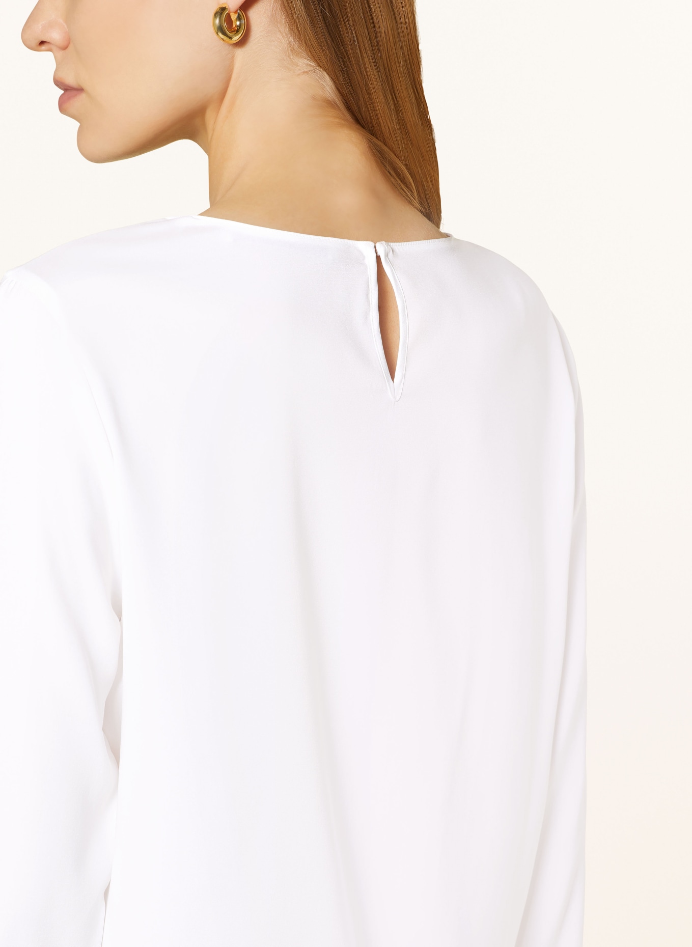 HERZEN'S ANGELEGENHEIT Shirt blouse in silk, Color: WHITE (Image 4)