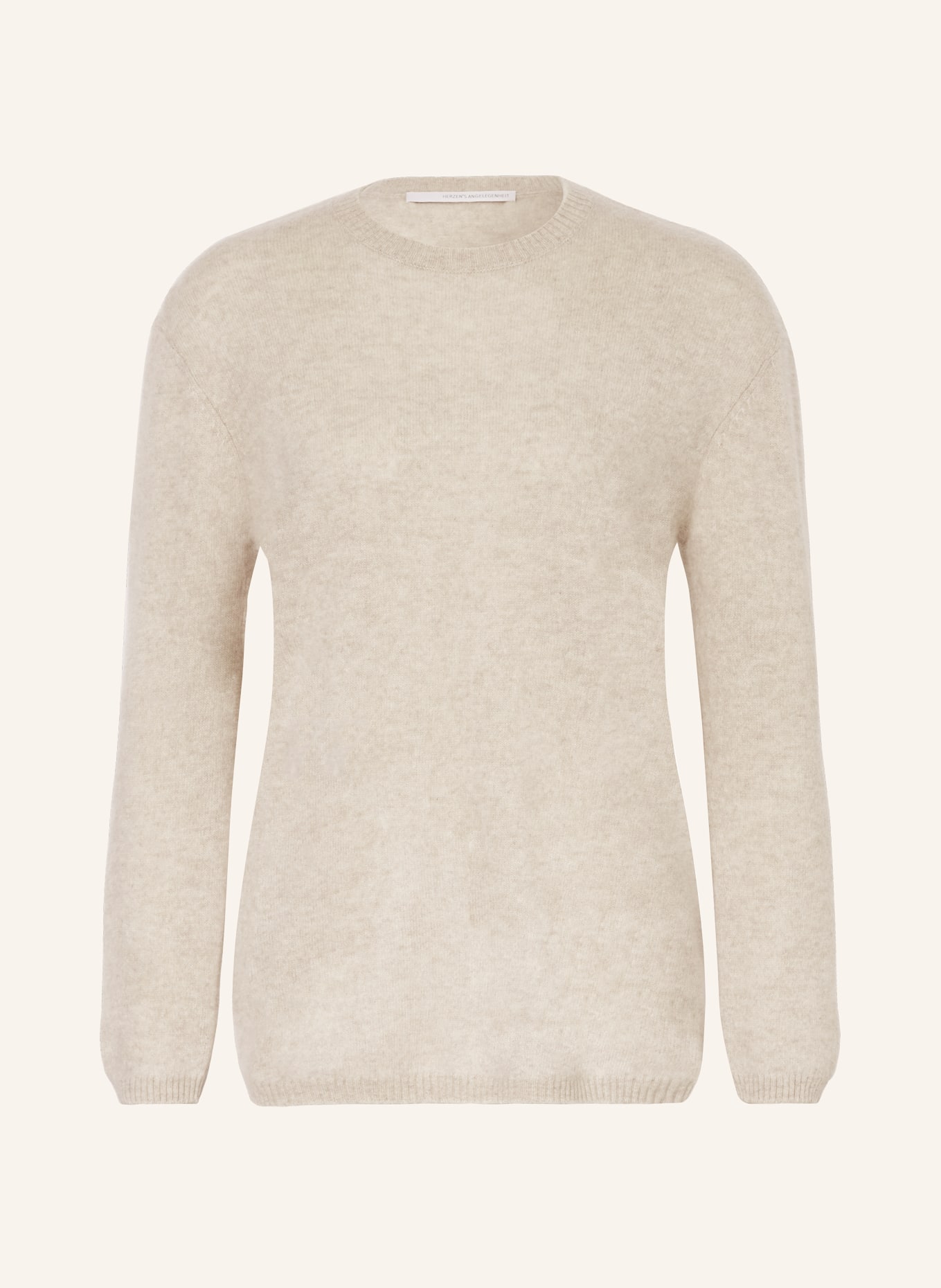 HERZEN'S ANGELEGENHEIT Cashmere sweater, Color: TAUPE (Image 1)
