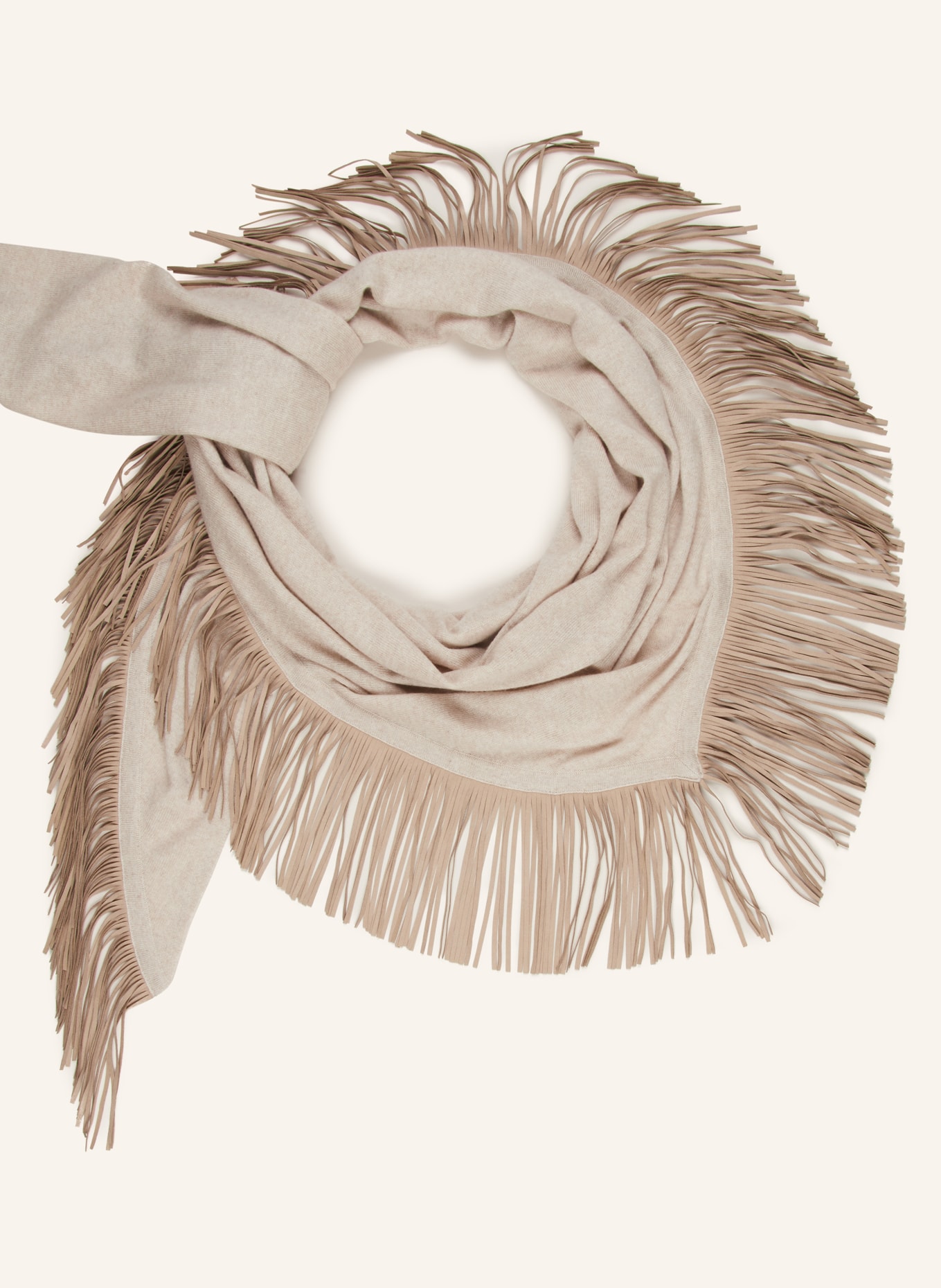 HERZEN'S ANGELEGENHEIT Schal mit Cashmere, Farbe: BEIGE (Bild 2)