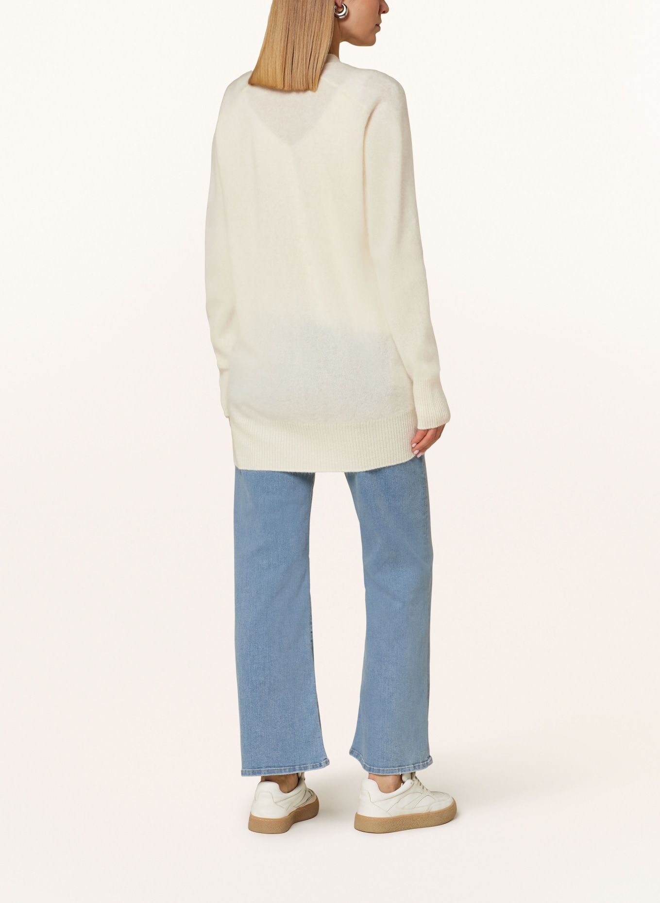HERZEN'S ANGELEGENHEIT Cashmere cardigan, Color: ECRU (Image 3)