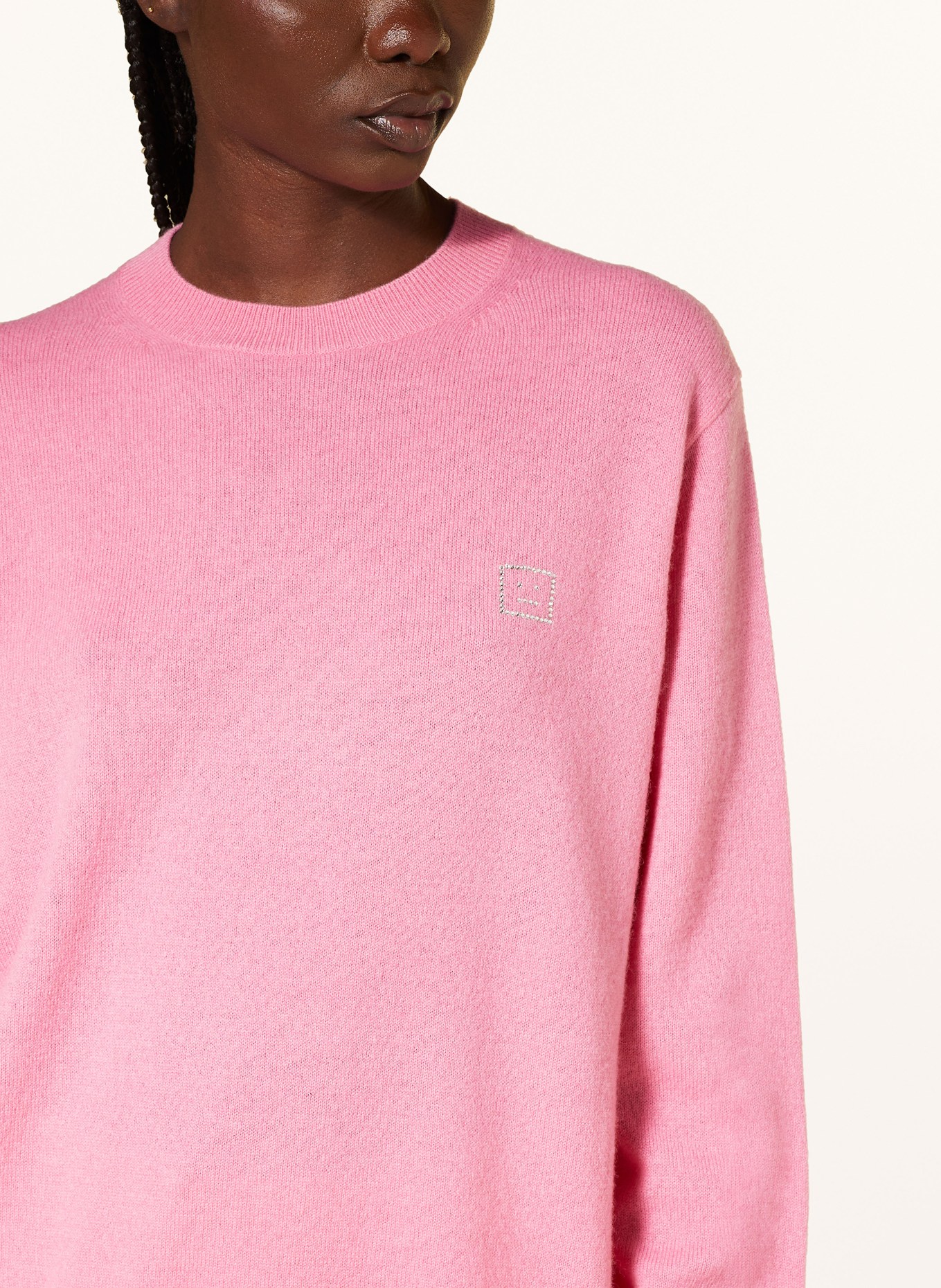 Acne Studios Sweater with decorative gems, Color: PINK (Image 4)