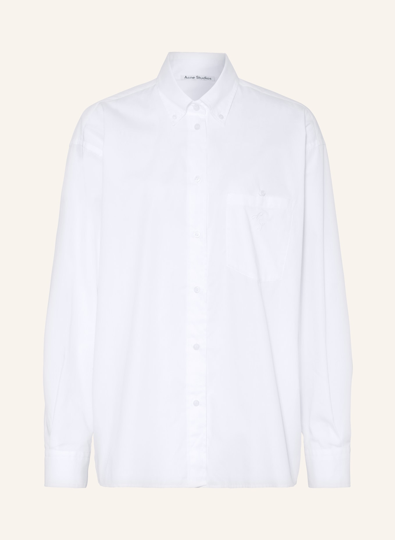 Acne Studios Oversized shirt blouse, Color: WHITE (Image 1)