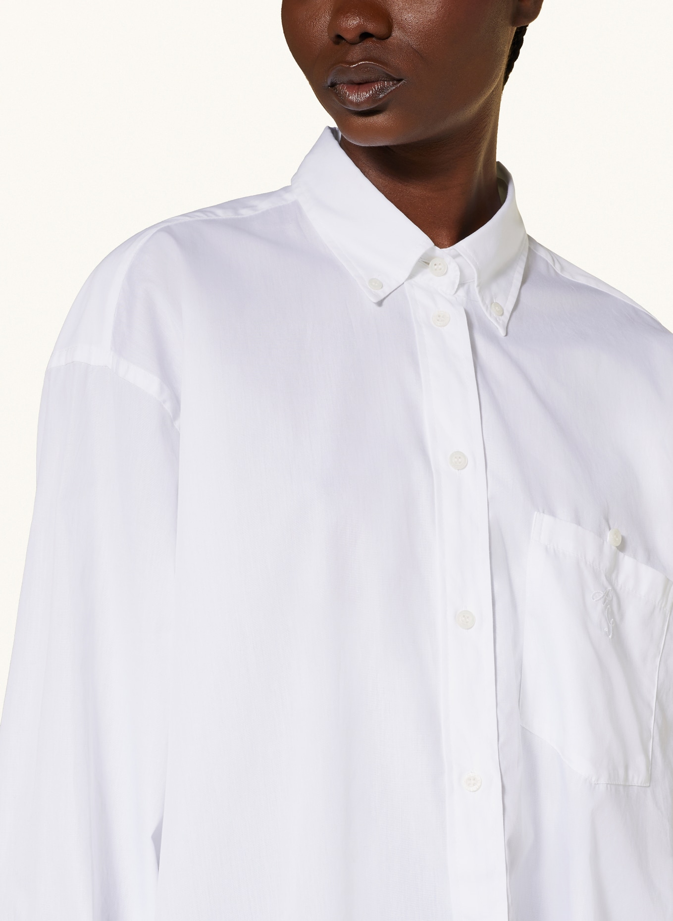 Acne Studios Oversized shirt blouse, Color: WHITE (Image 4)