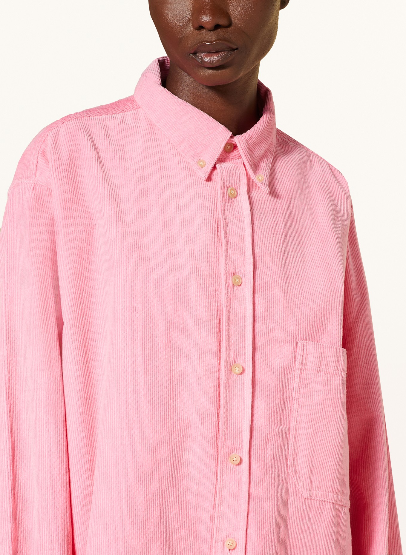Acne Studios Corduroy overshirt, Color: PINK (Image 4)