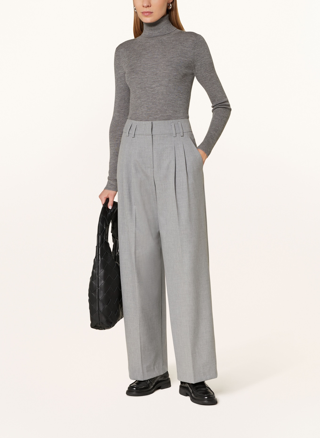 darling harbour Turtleneck sweater, Color: GRAU MELANGE (Image 2)