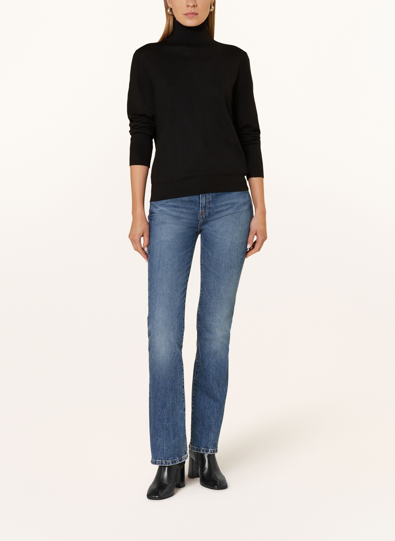 darling harbour Rollkragenpullover: SCHWARZ