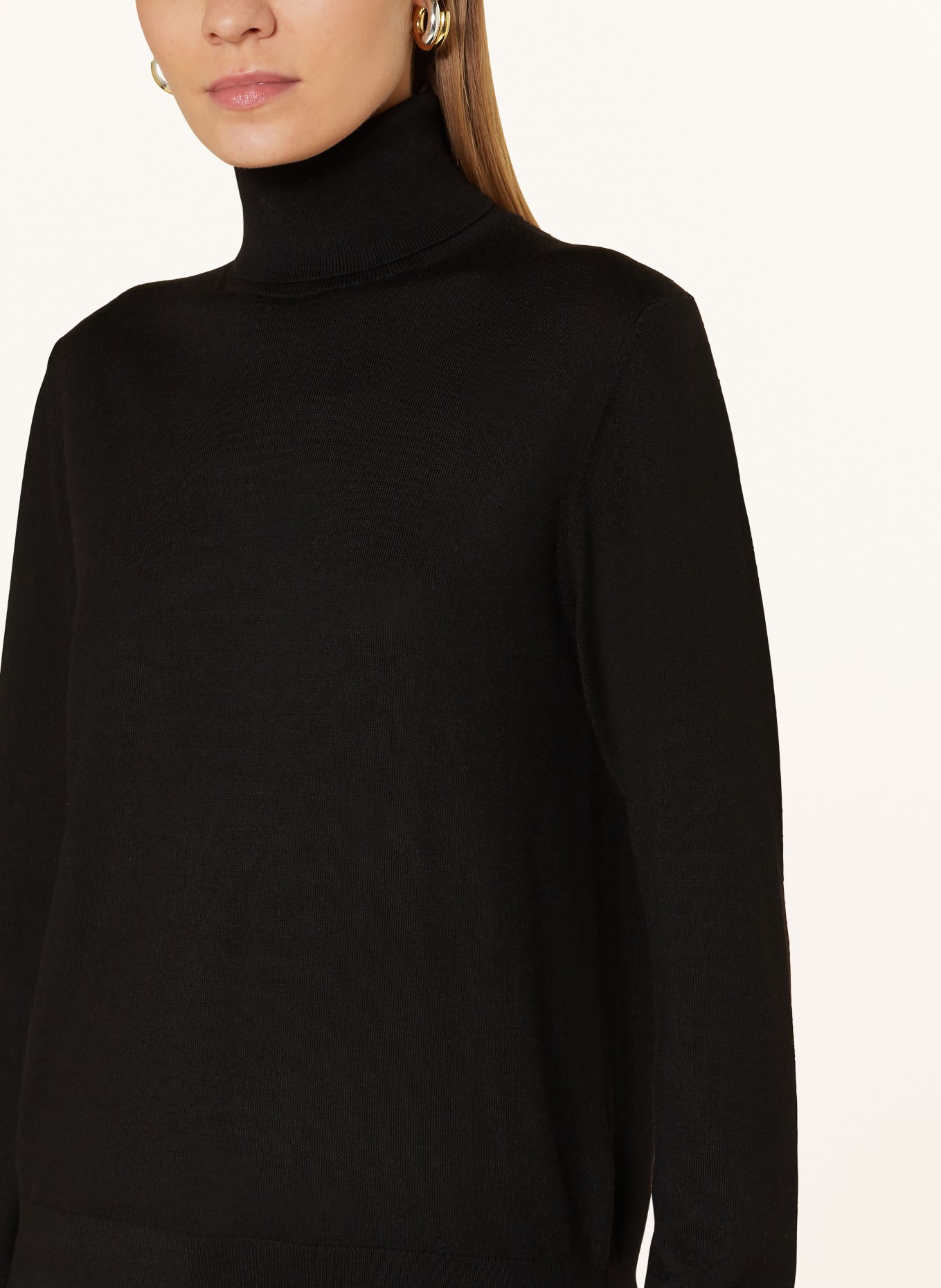 darling harbour Rollkragenpullover: SCHWARZ