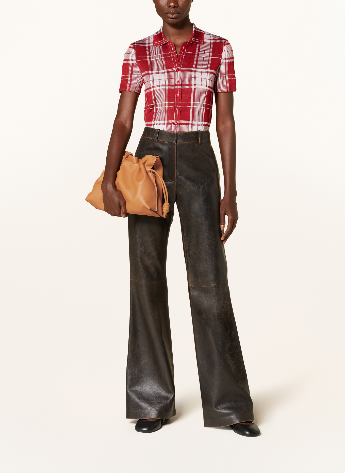 LOEWE Umhängetasche FLAMENCO: COGNAC