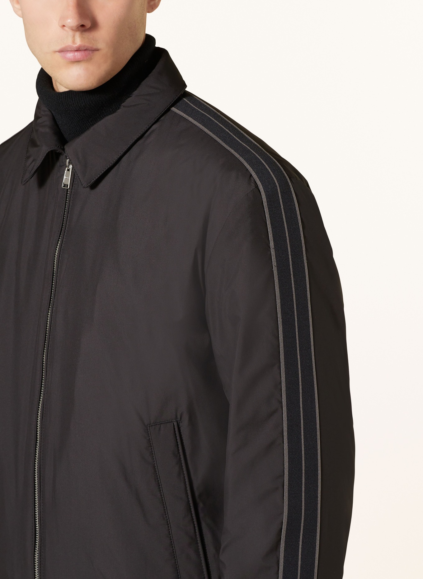 BOSS Bomber jacket CHAEDUS, Color: BLACK (Image 4)