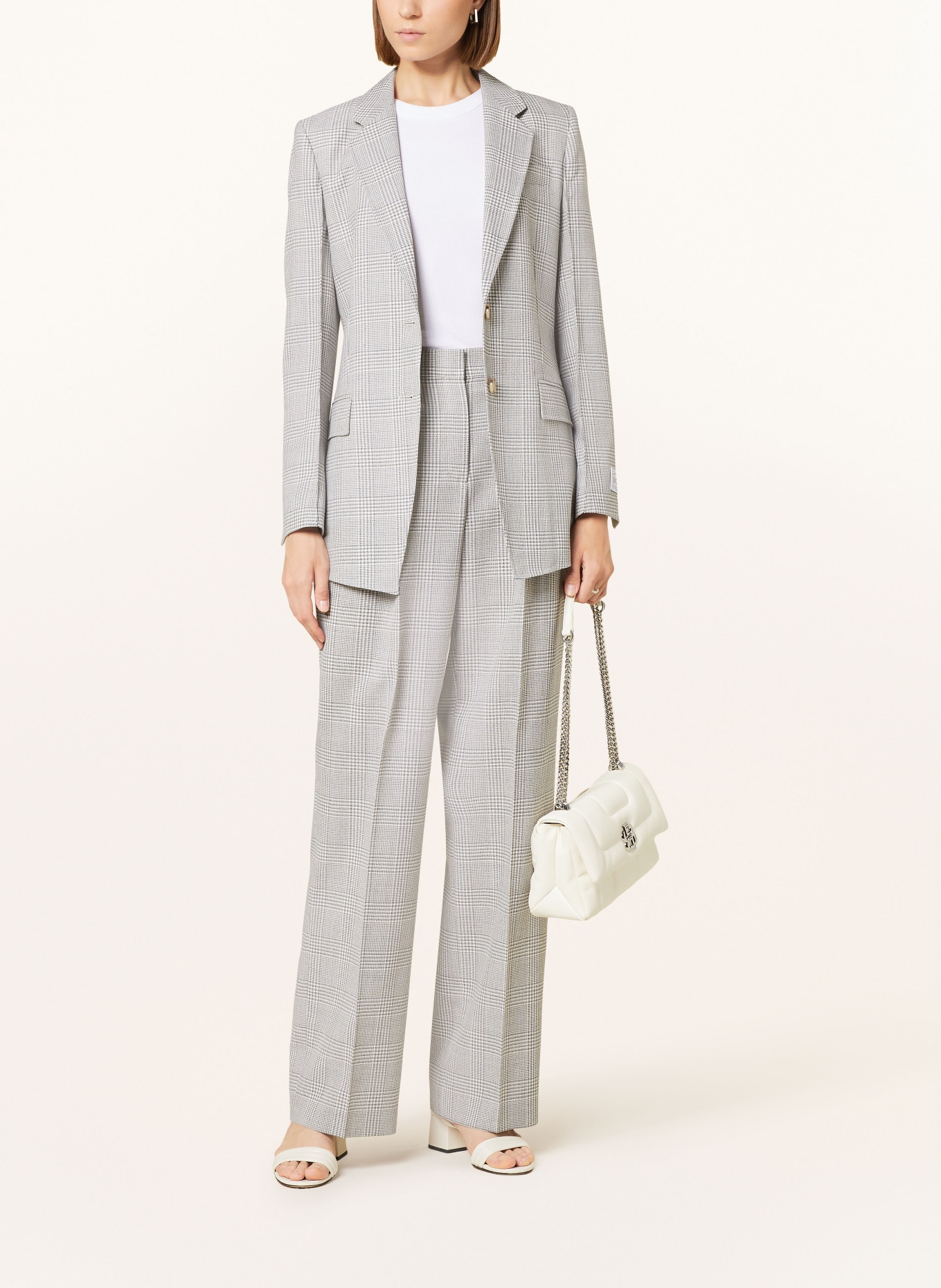 BOSS Blazer JACKETA3, Color: GRAY/ WHITE (Image 2)