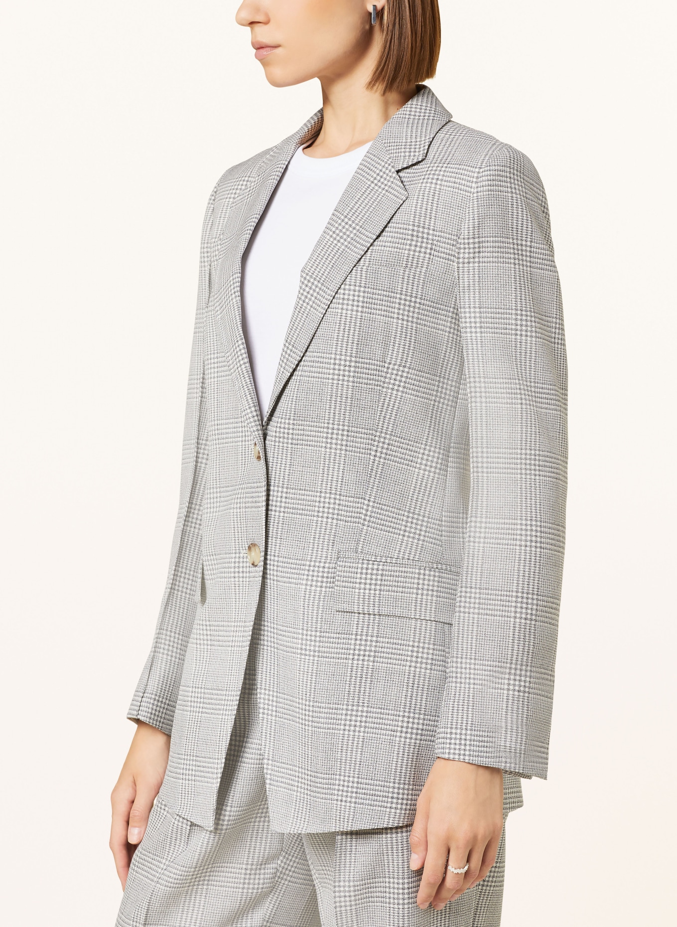 BOSS Blazer JACKETA3, Farbe: GRAU/ WEISS (Bild 4)