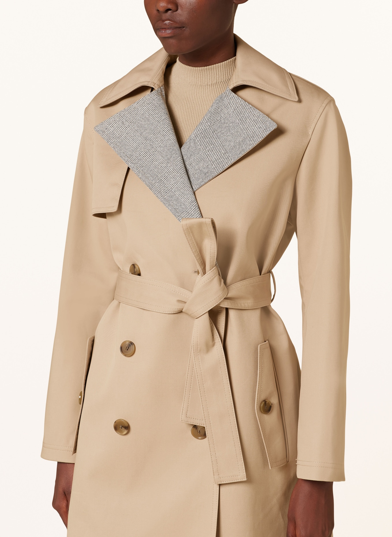 BOSS Trench coat CIFENA, Color: BEIGE (Image 4)