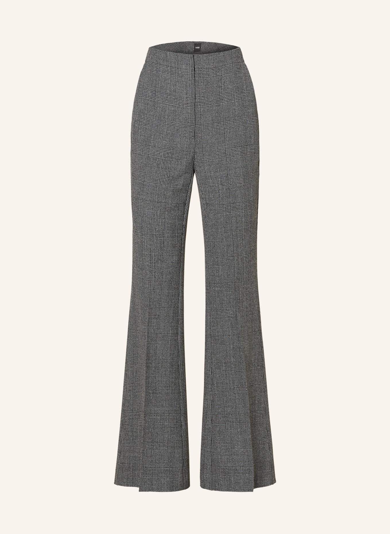 BOSS Bootcut trousers TELESSA, Color: DARK GRAY (Image 1)