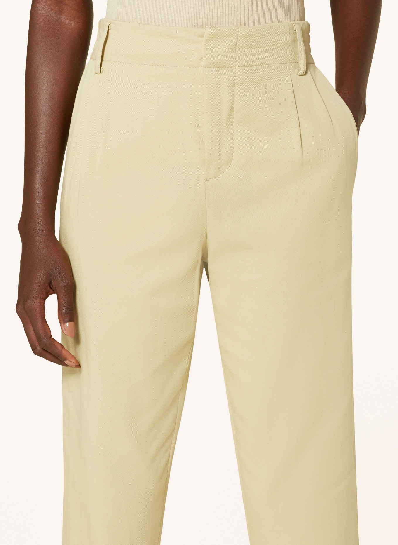 DRYKORN 7/8 trousers DISPATCH, Color: LIGHT GREEN (Image 5)