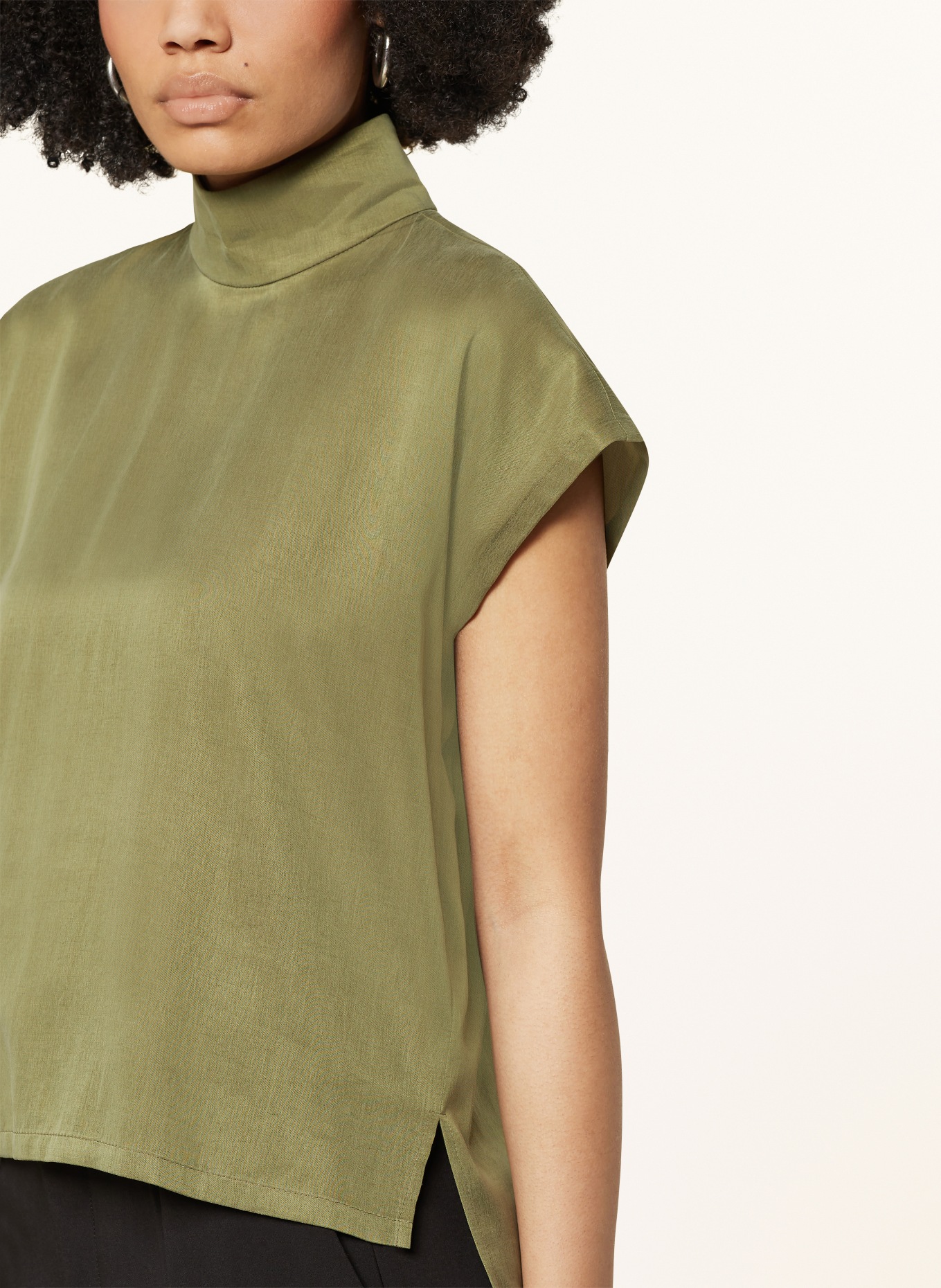 DRYKORN Shirt blouse ALARIA, Color: OLIVE (Image 4)