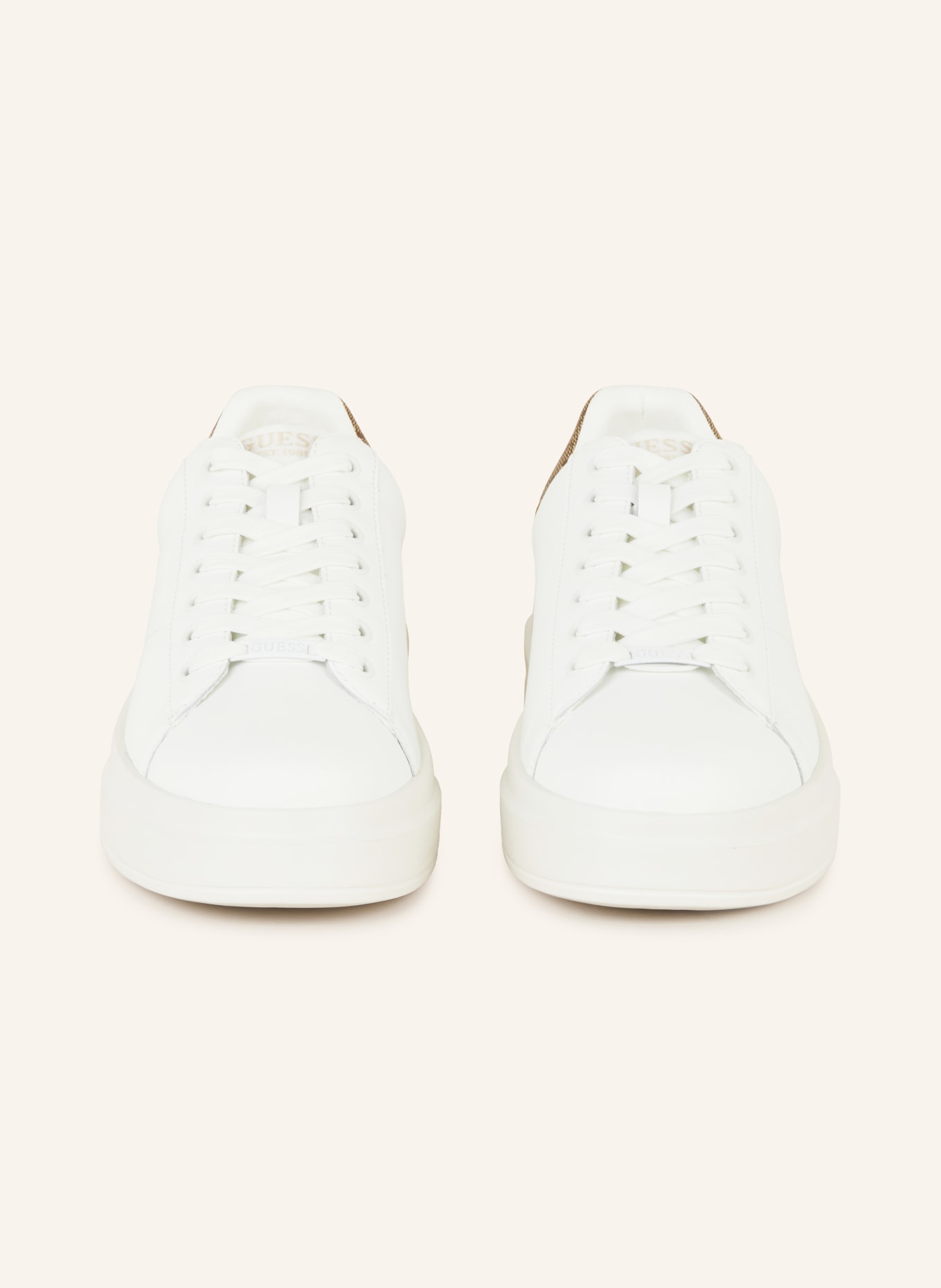 GUESS Sneakers ELBINA, Color: WHITE/ BEIGE (Image 3)