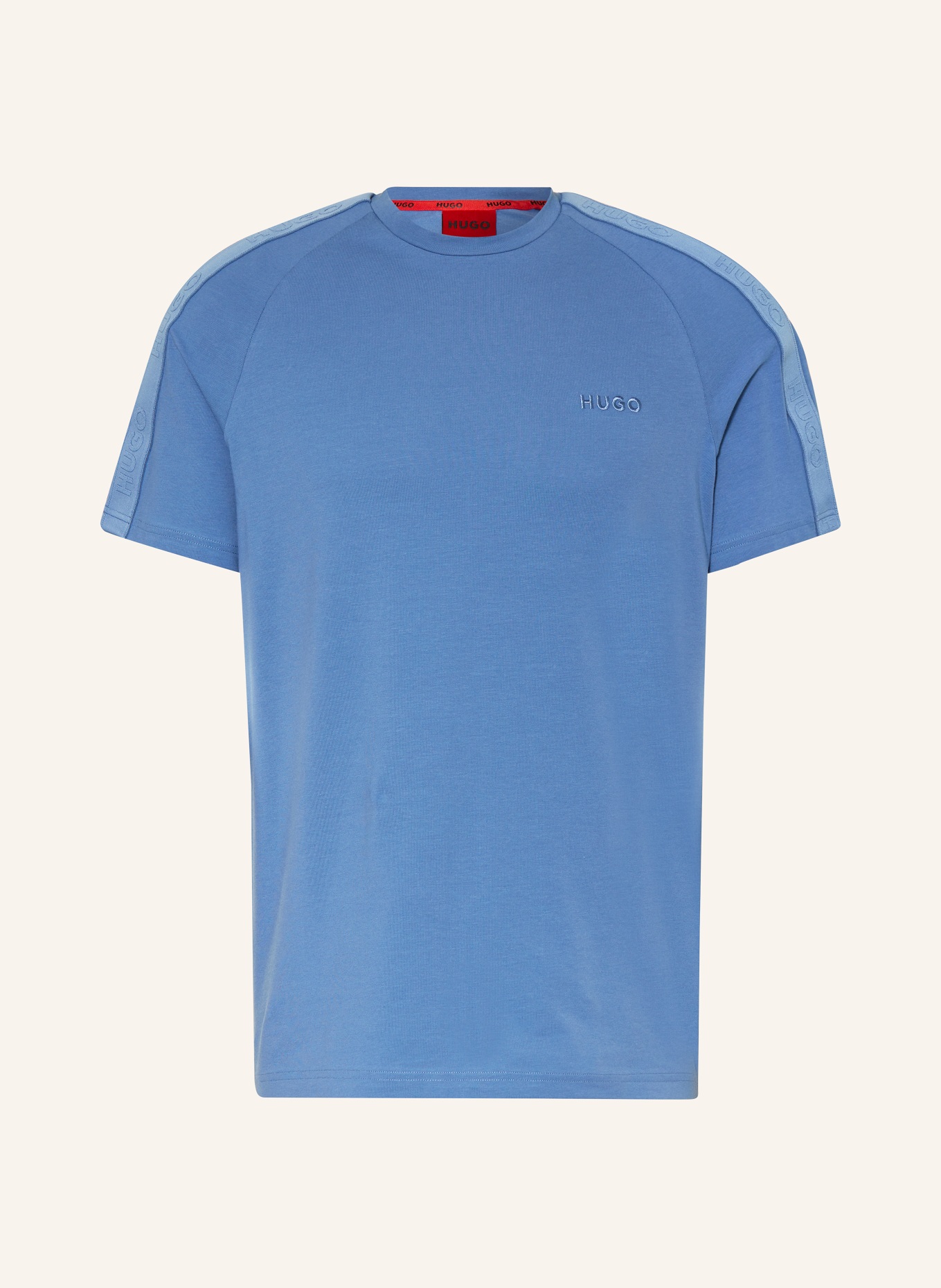 HUGO Lounge shirt, Color: BLUE (Image 1)