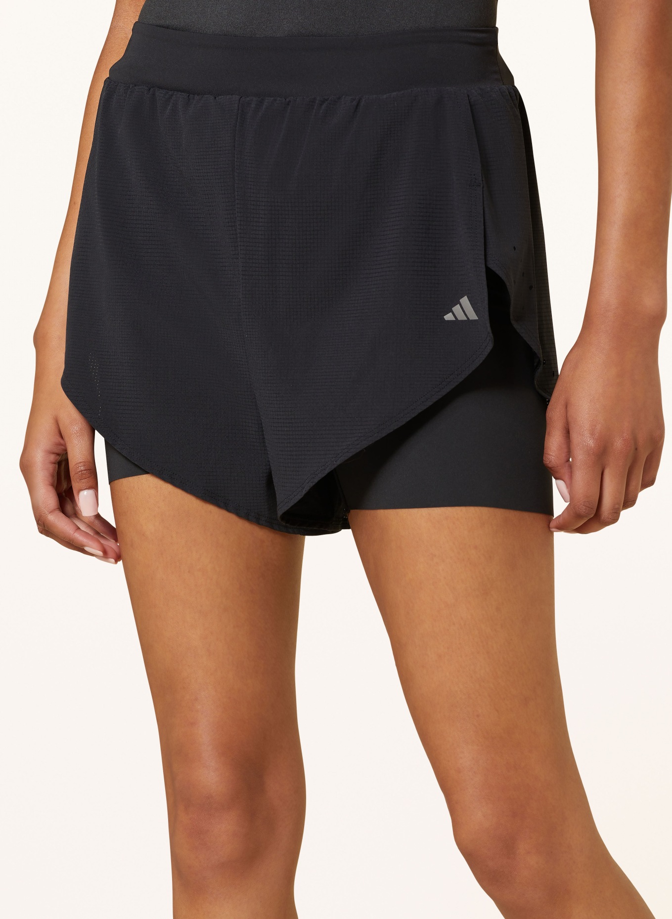 adidas 2-in-1 training shorts DESIGNED FOR TRAINING HEAT.RDY HIIT, Color: BLACK (Image 5)