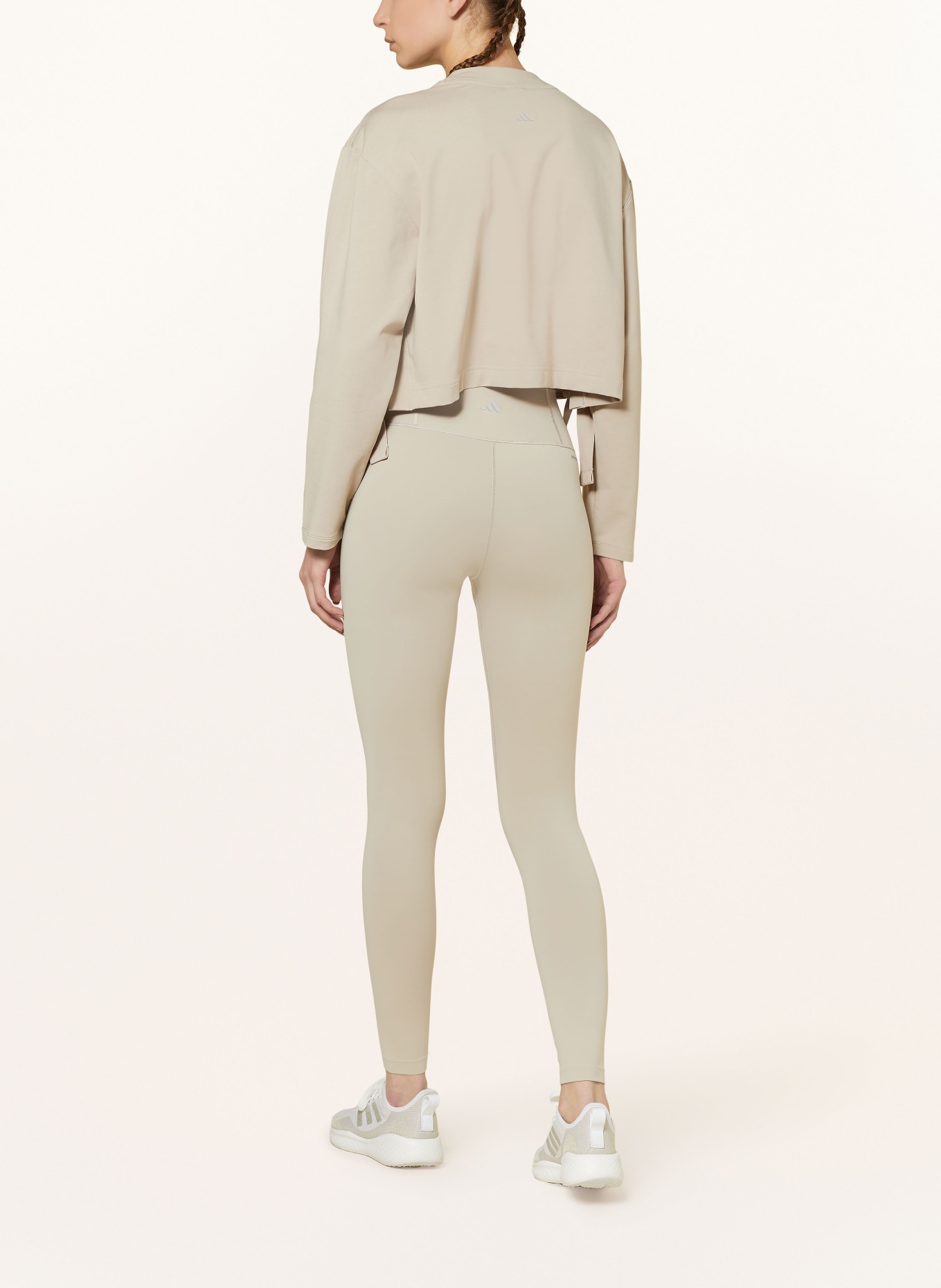 adidas Leggings ALL ME, Color: BEIGE (Image 3)