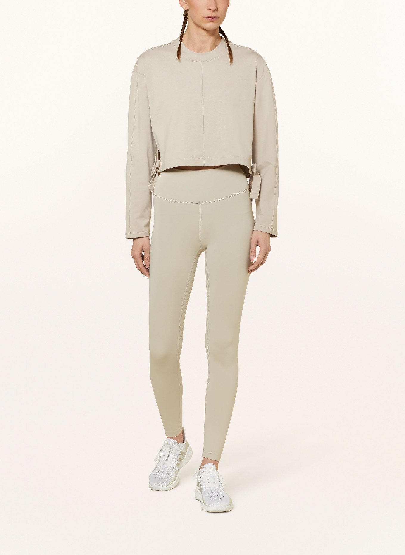 adidas Longsleeve COVER-UP: BEIGE
