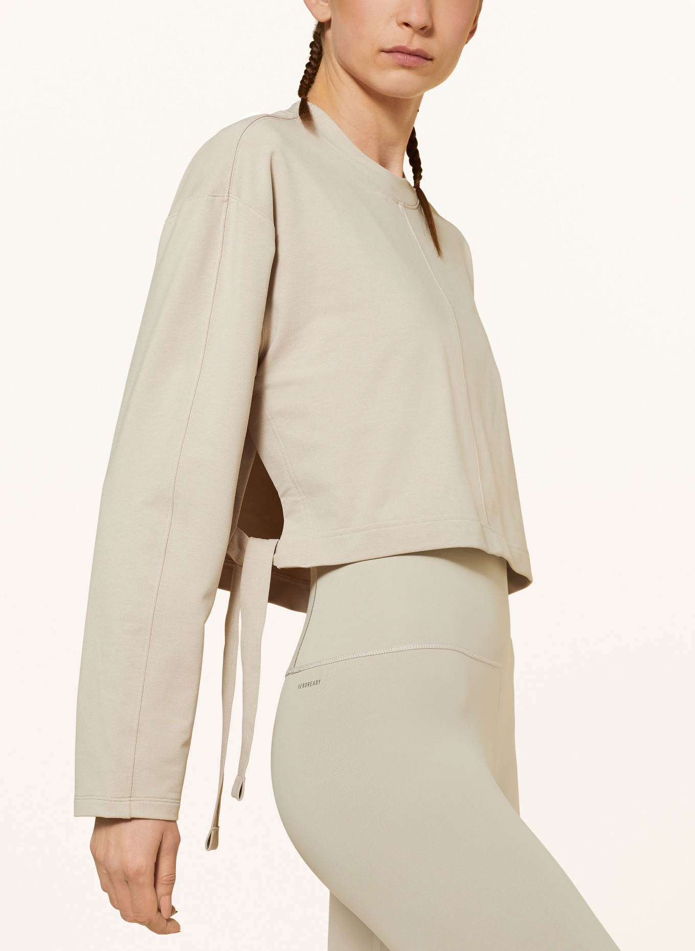 adidas Longsleeve COVER-UP: BEIGE