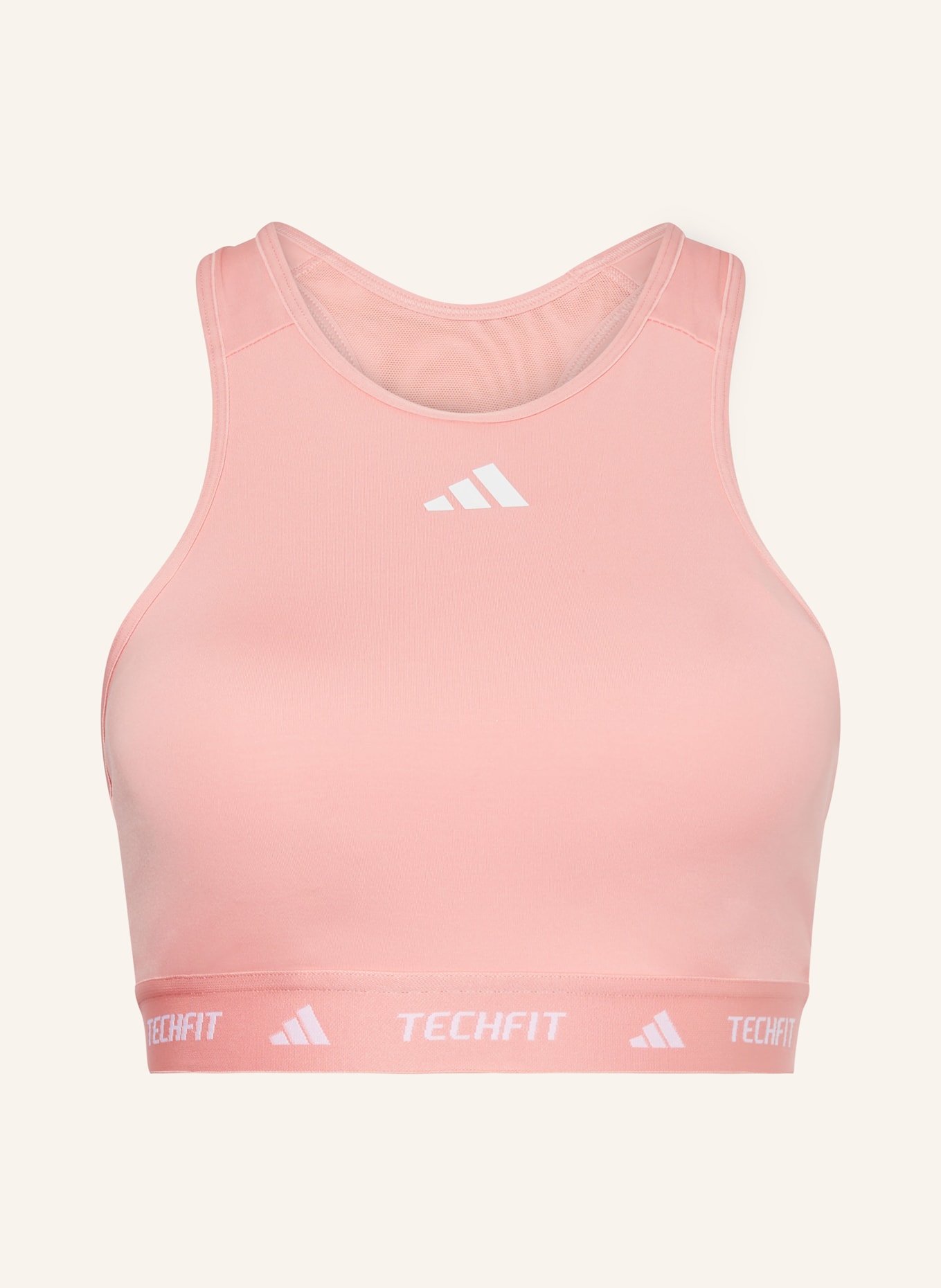 adidas PWIM MS TF HNCK sports bra, Color: PINK (Image 1)