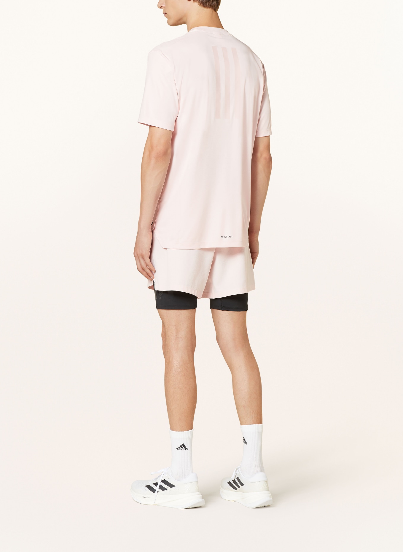 adidas T-shirt POWER TEE, Color: LIGHT PINK (Image 3)