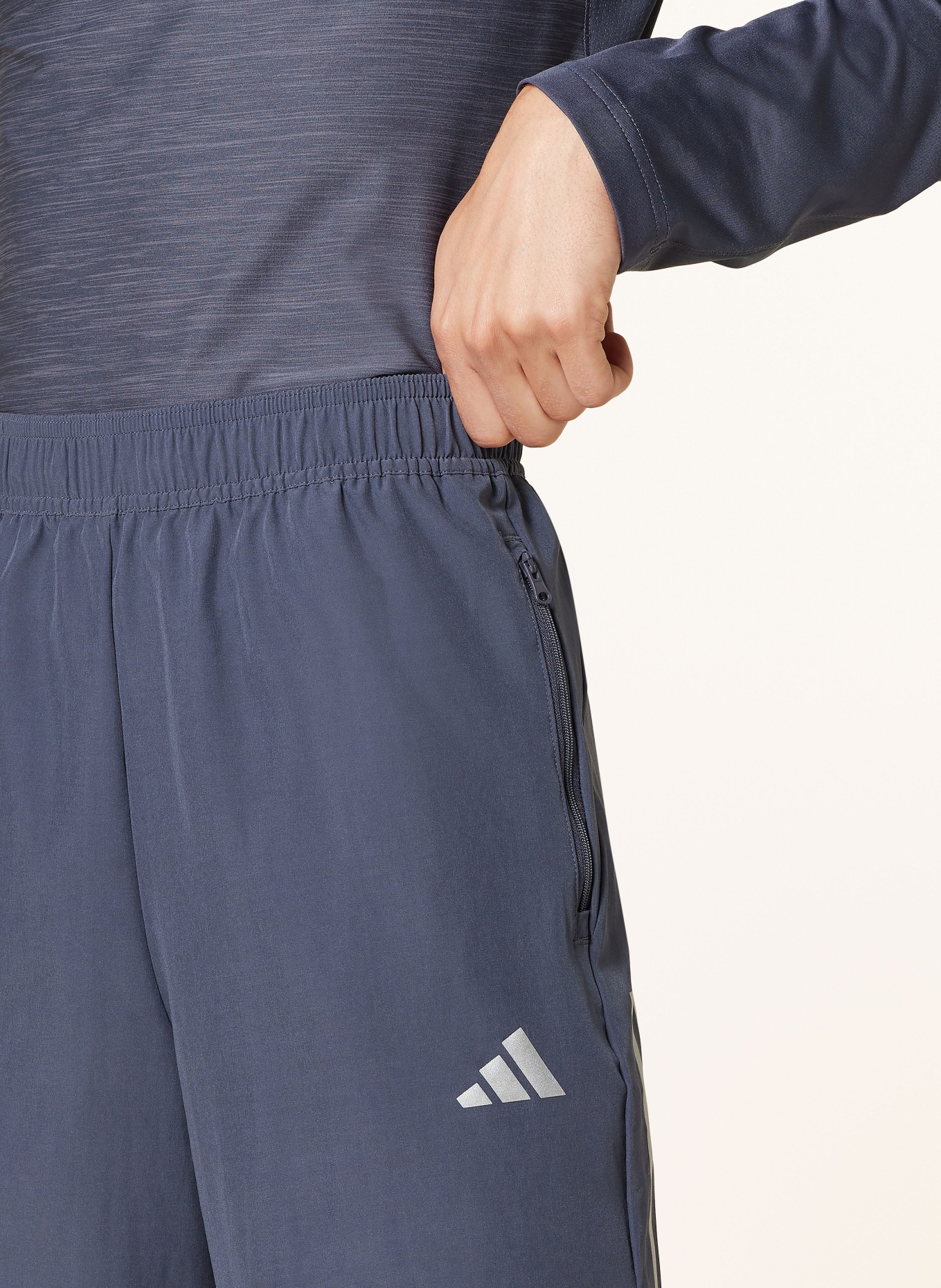 adidas Trainingsshorts GYM+, Farbe: DUNKELBLAU (Bild 5)