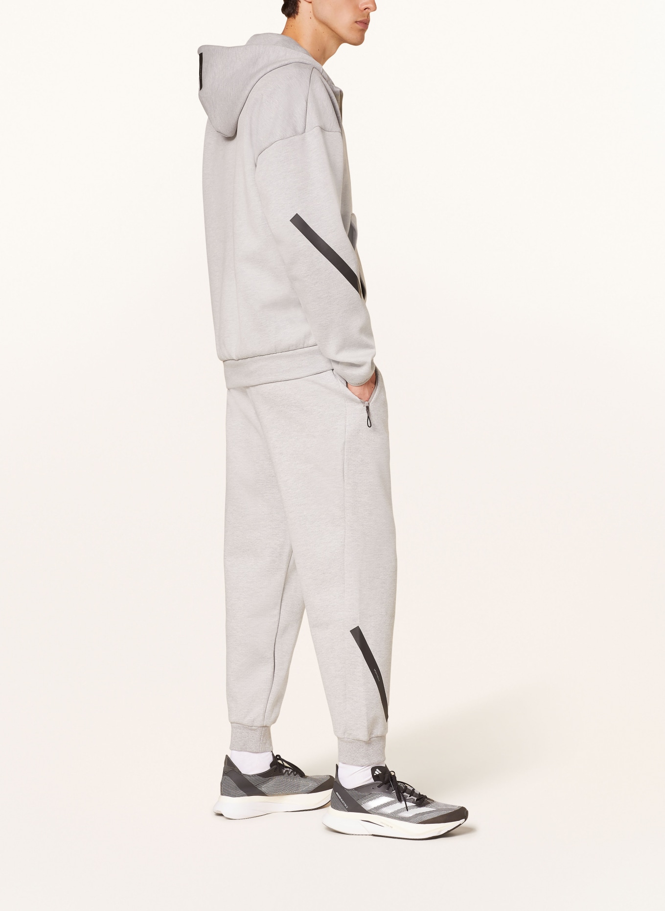 adidas Sweater: LICHTGRIJS