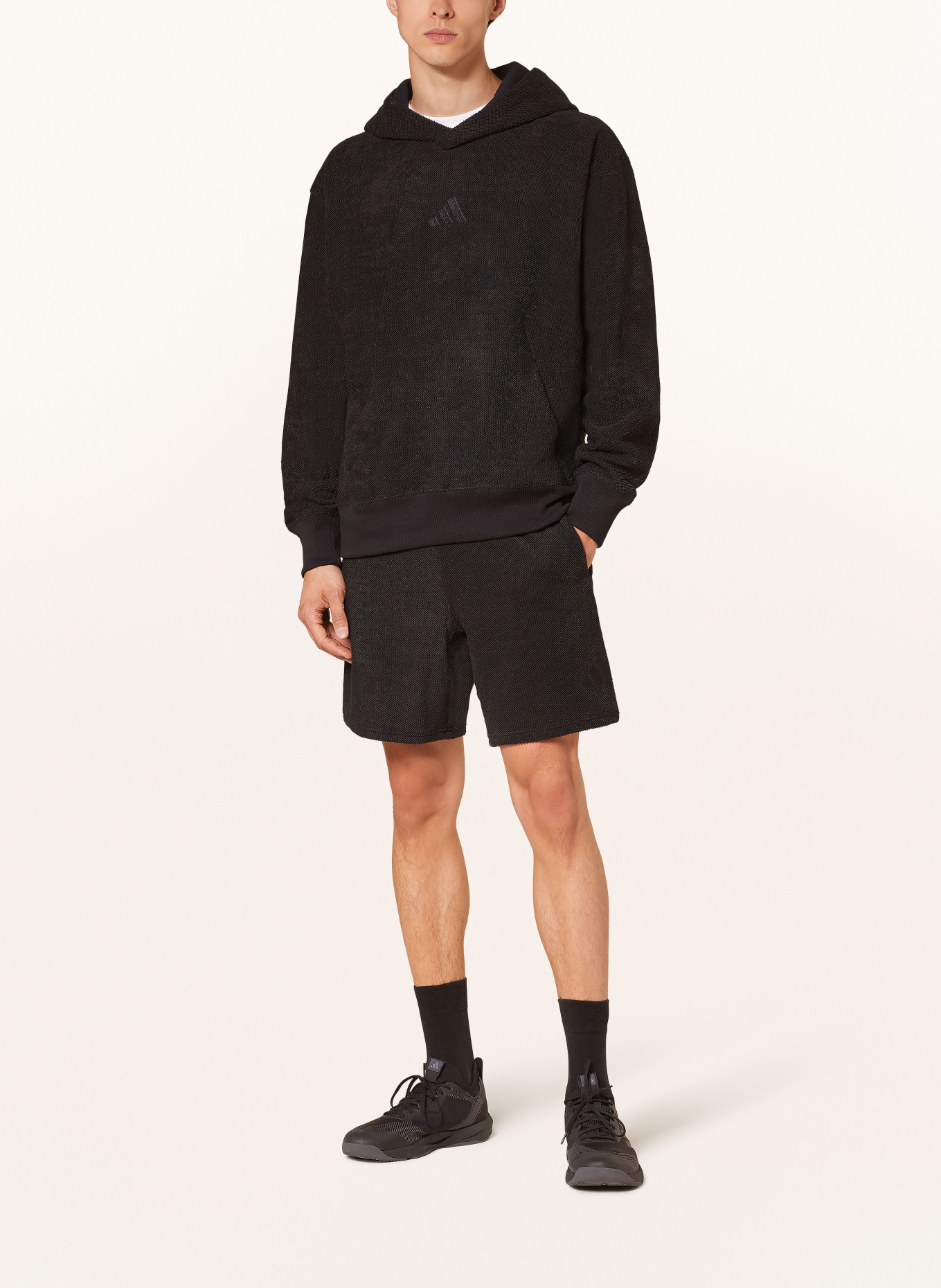 adidas Hoodie: BLACK