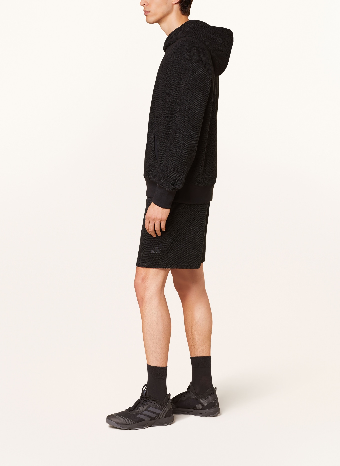 adidas Hoodie: BLACK