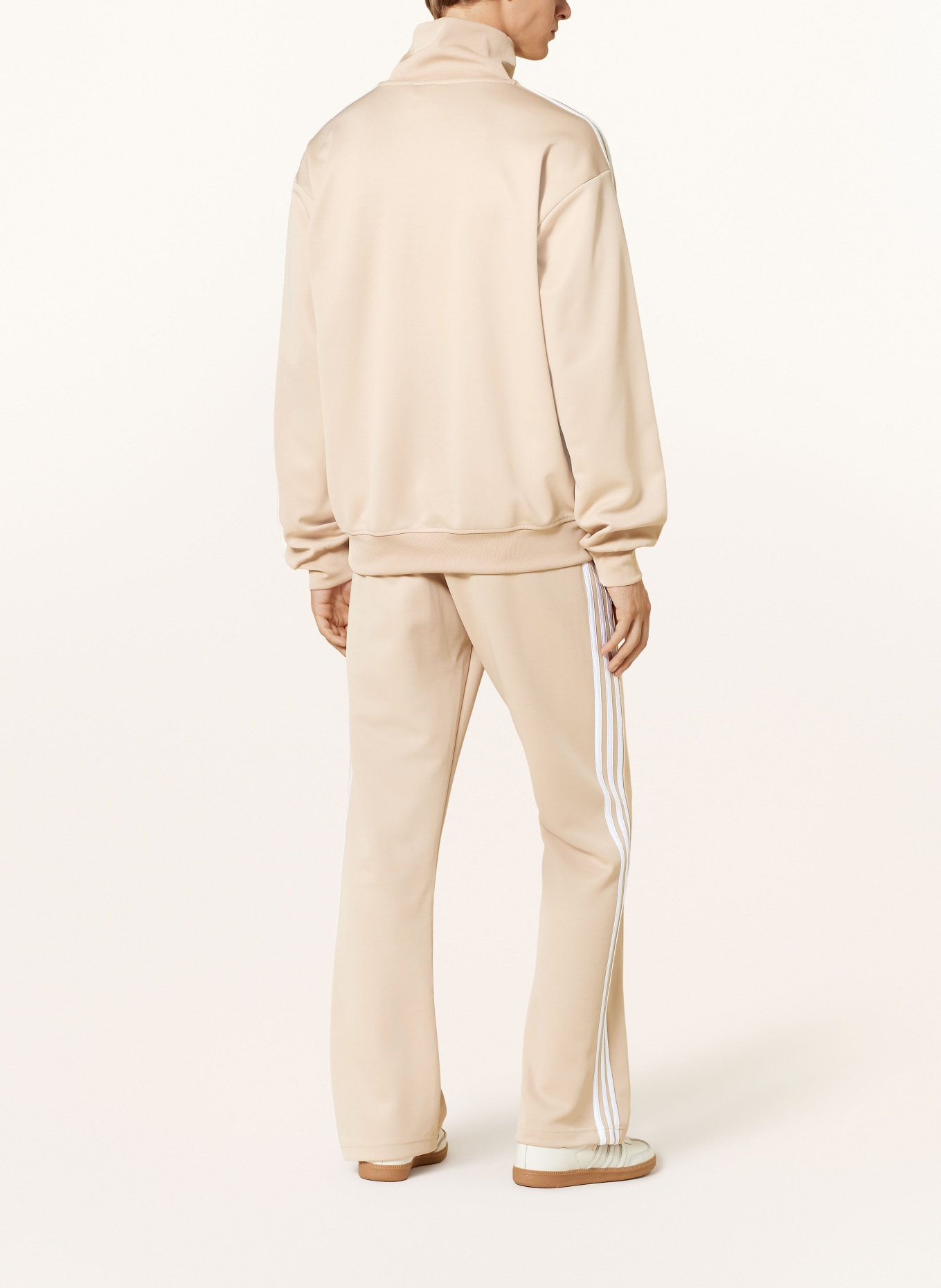 Adidas originals 3-stripes california fleece track pants khaki best sale