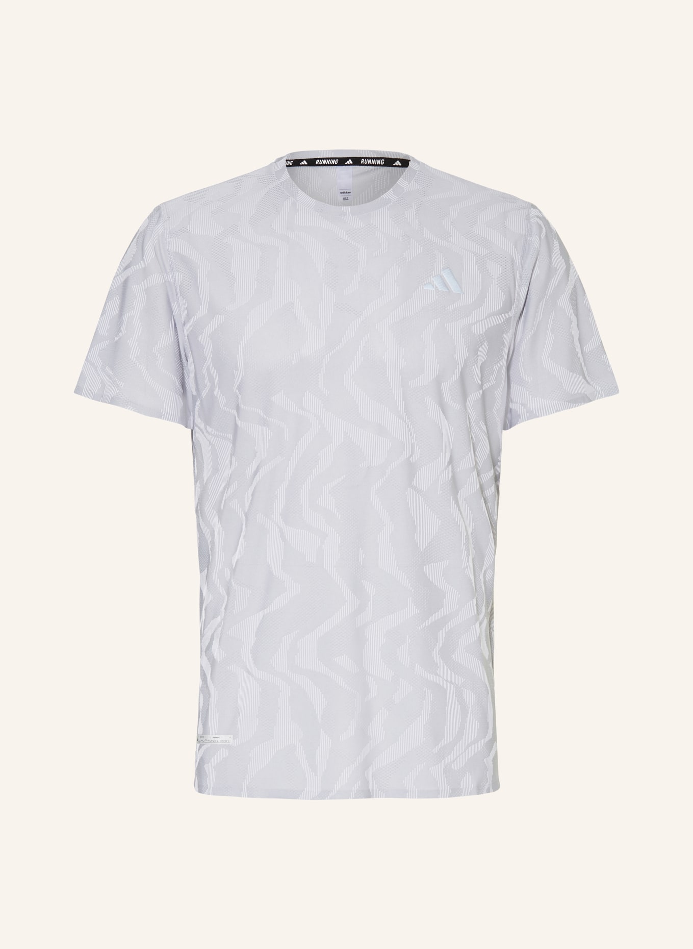 adidas Running shirt ULTIMATE ENGINEERED, Color: LIGHT GRAY (Image 1)