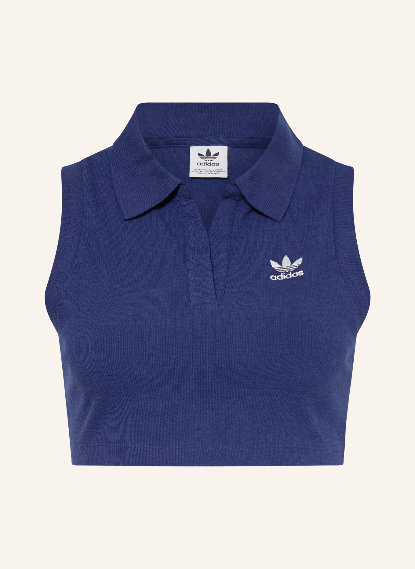 Adidas crop top blue shop