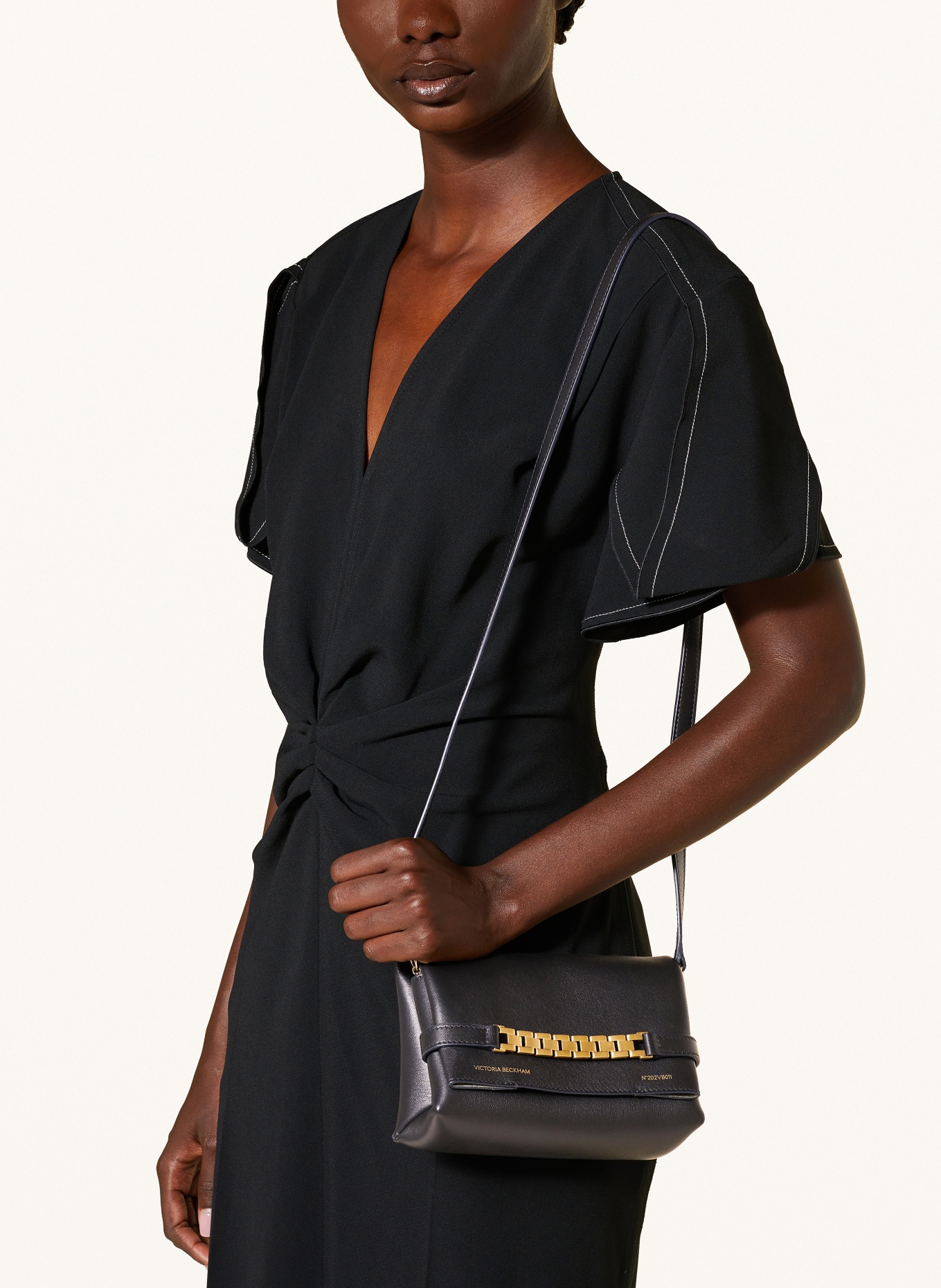 VICTORIA BECKHAM Torba na ramię: CZARNY