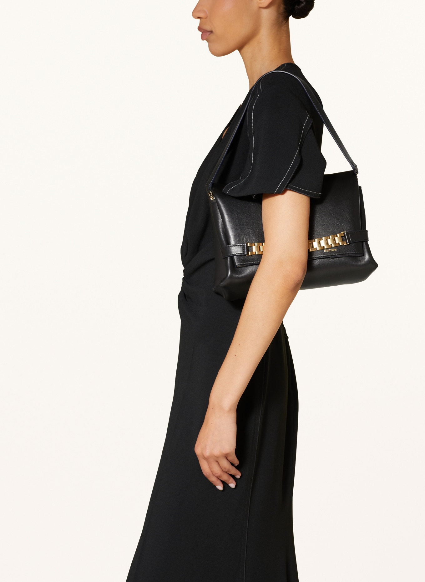 VICTORIA BECKHAM Handtasche CHAIN POUCH: SCHWARZ