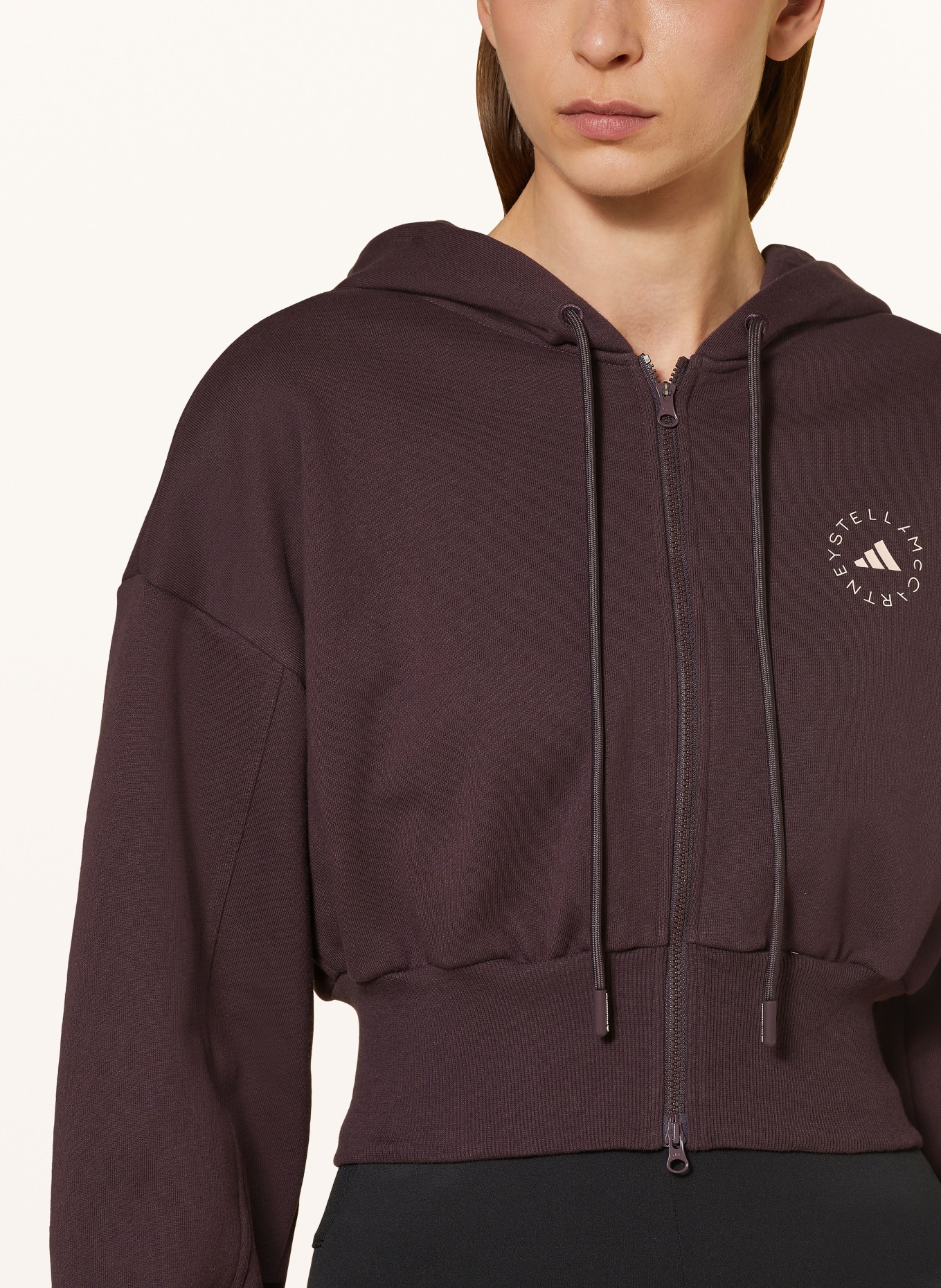 adidas by Stella McCartney Sweatjacke, Farbe: DUNKELROT (Bild 5)