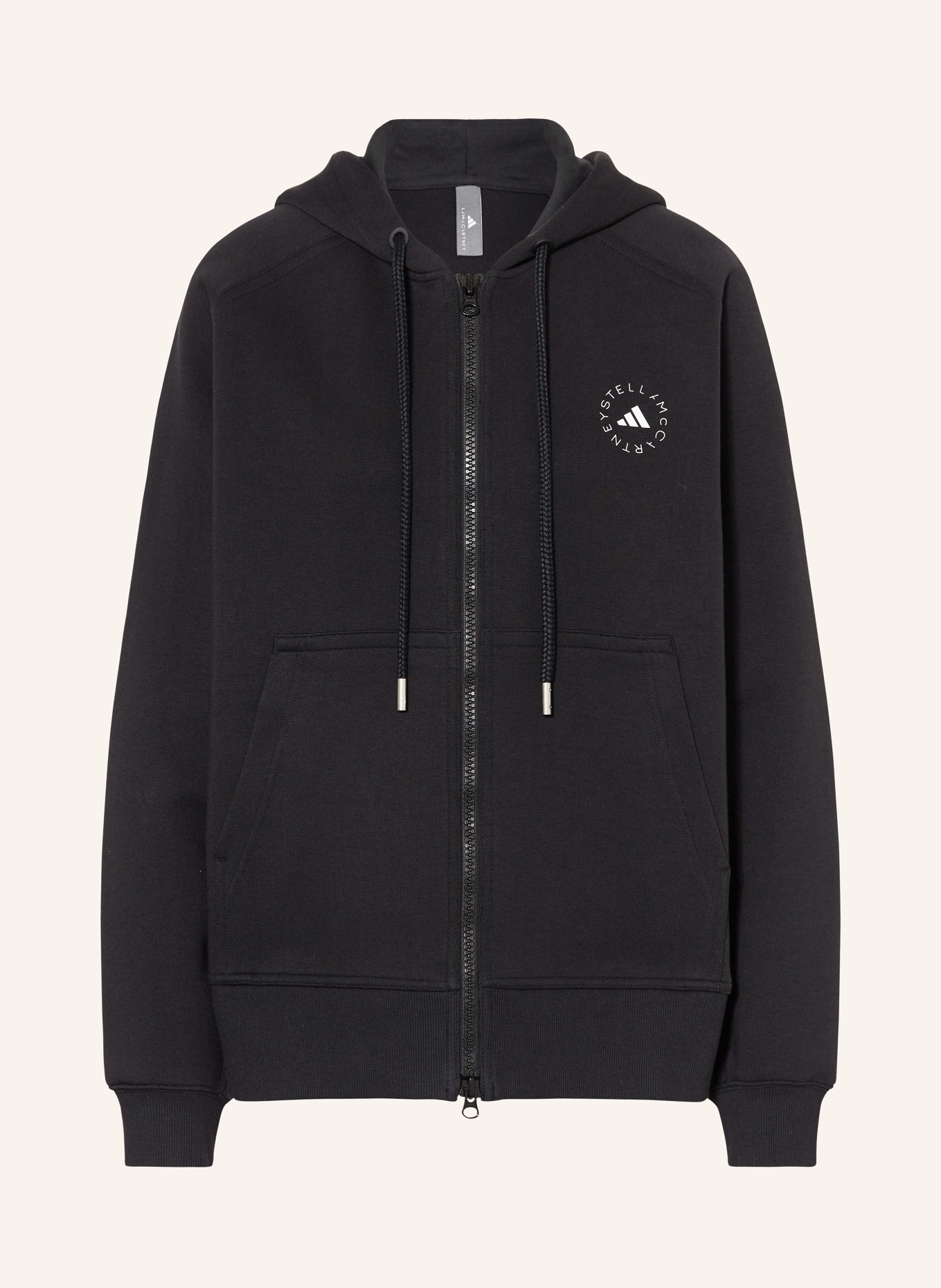 Stella mccartney adidas black jacket outlet