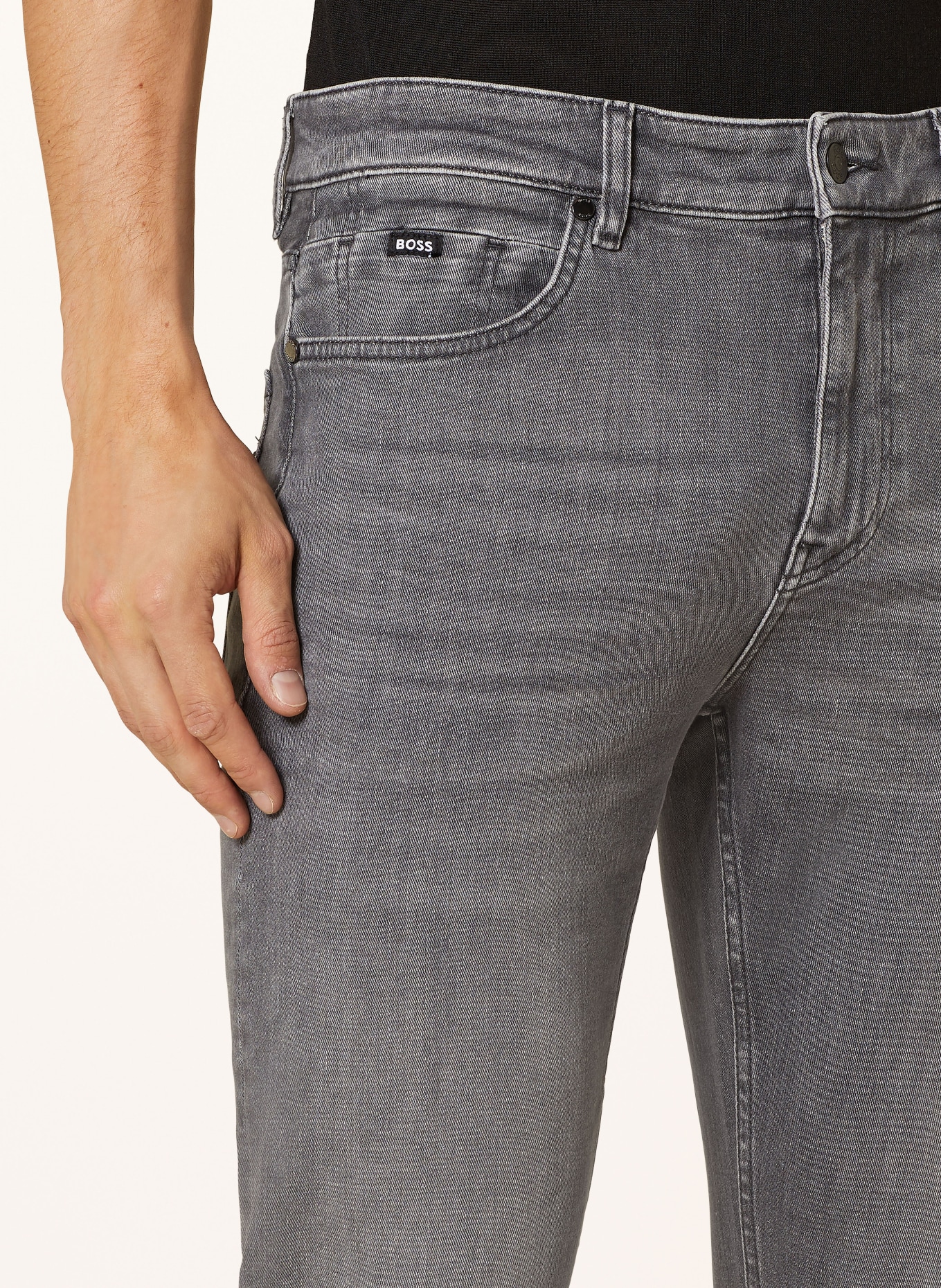 BOSS Jeans DELAWARE Slim Fit, Farbe: 030 MEDIUM GREY (Bild 5)