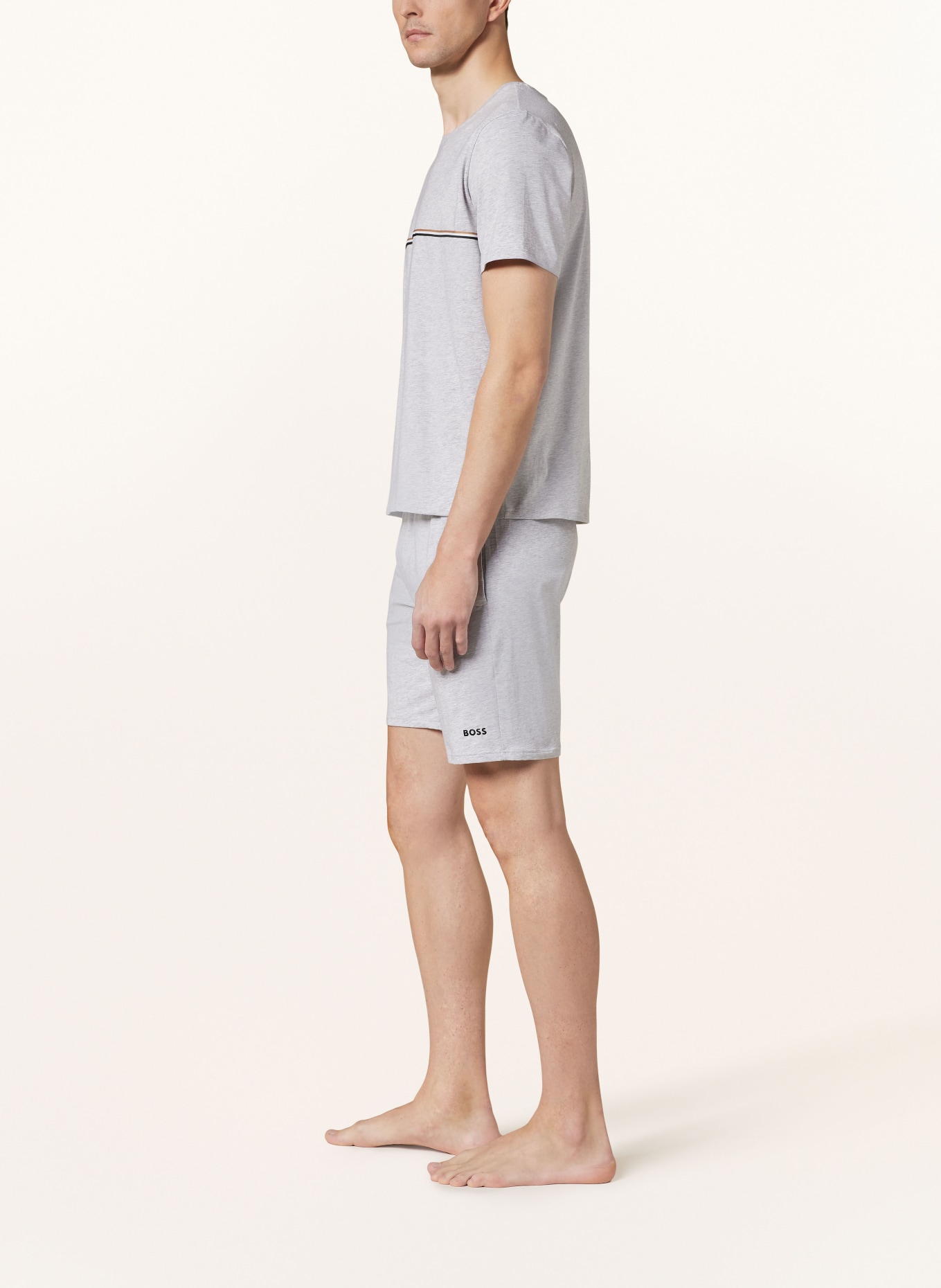 BOSS Pajama shorts UNIQUE, Color: LIGHT GRAY (Image 4)