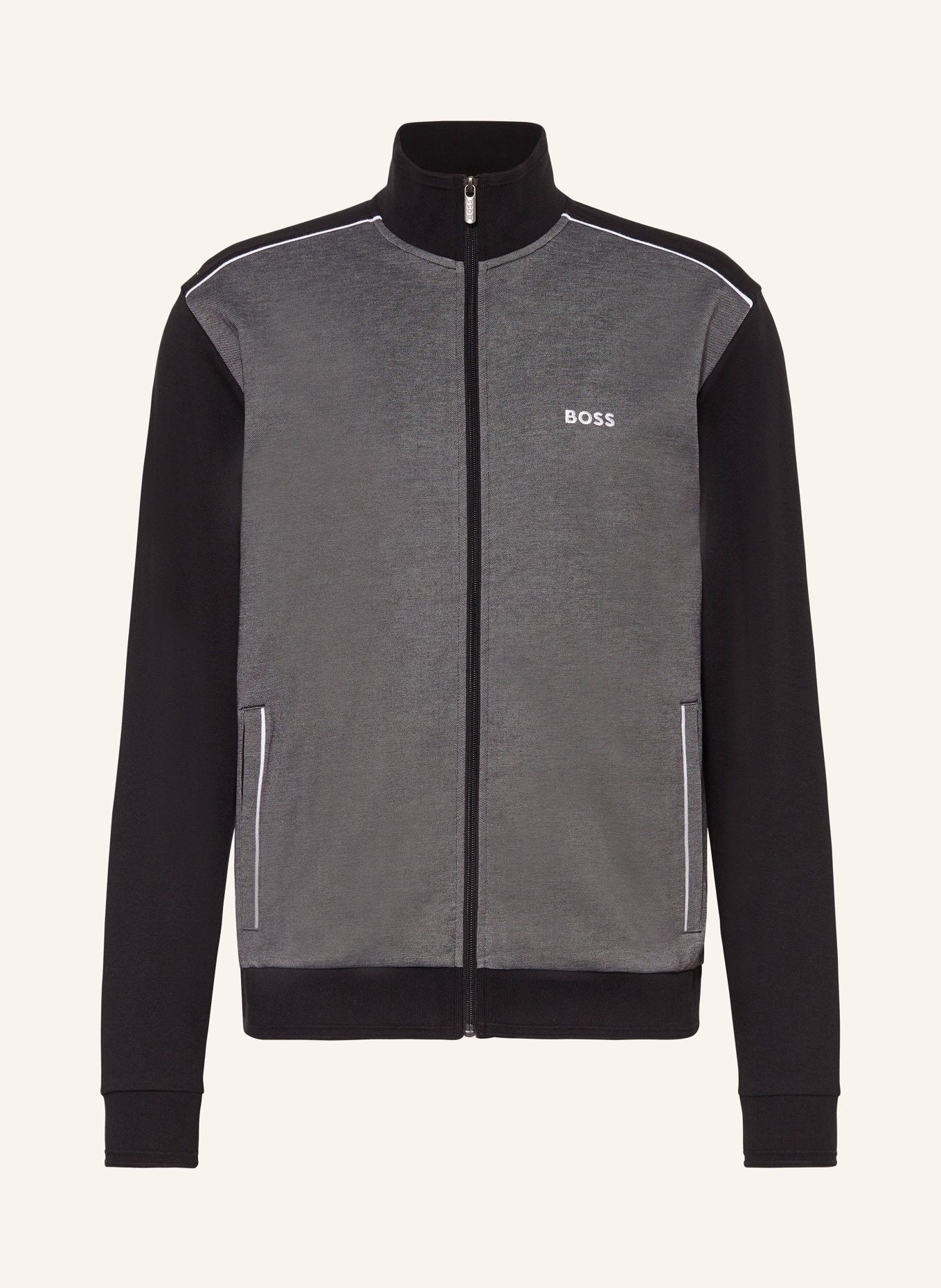 Boss hugo boss lounge tracksuit grey on sale