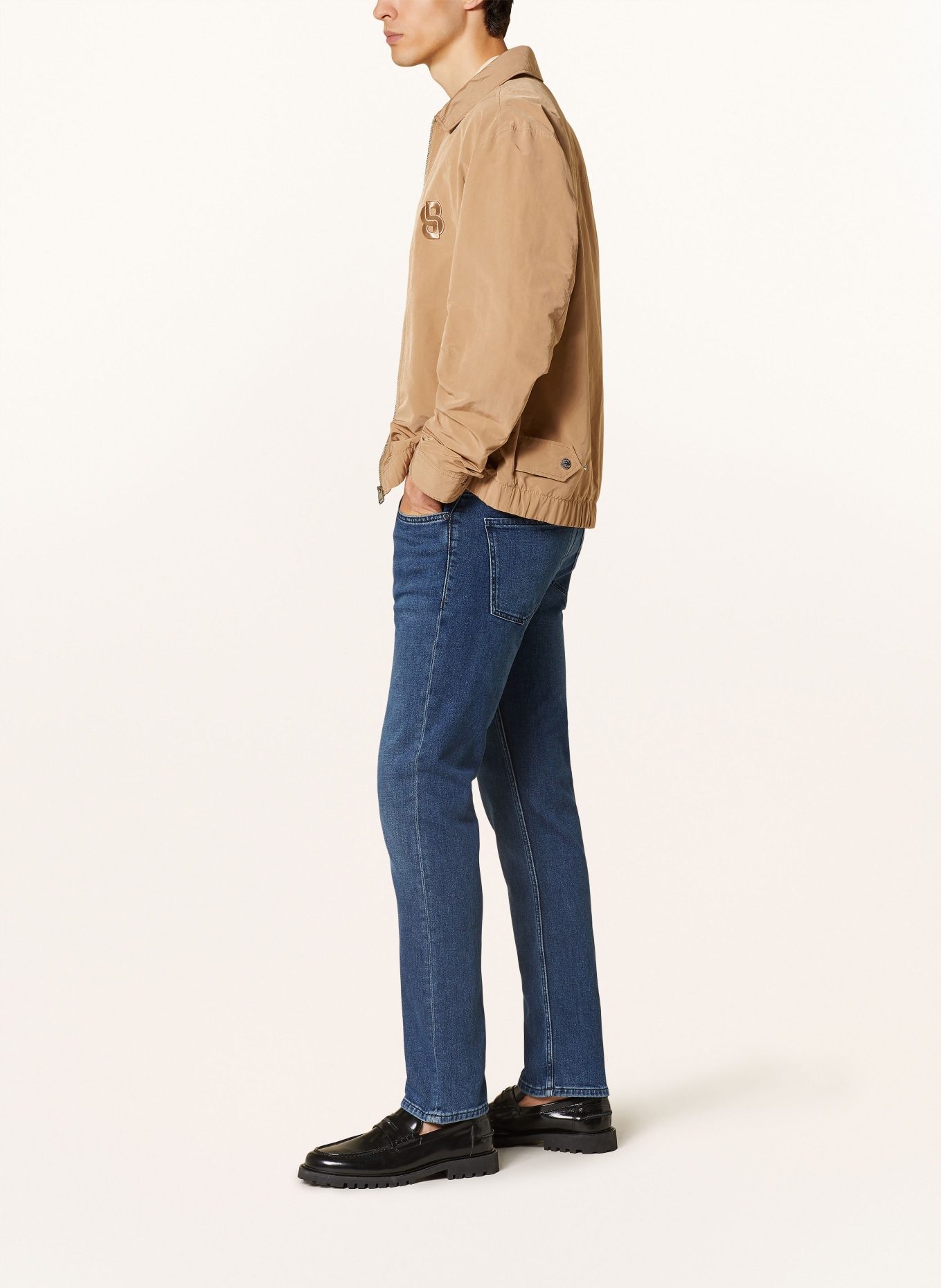 BOSS Jeans DELAWARE slim Fit, Color: 416 NAVY (Image 4)