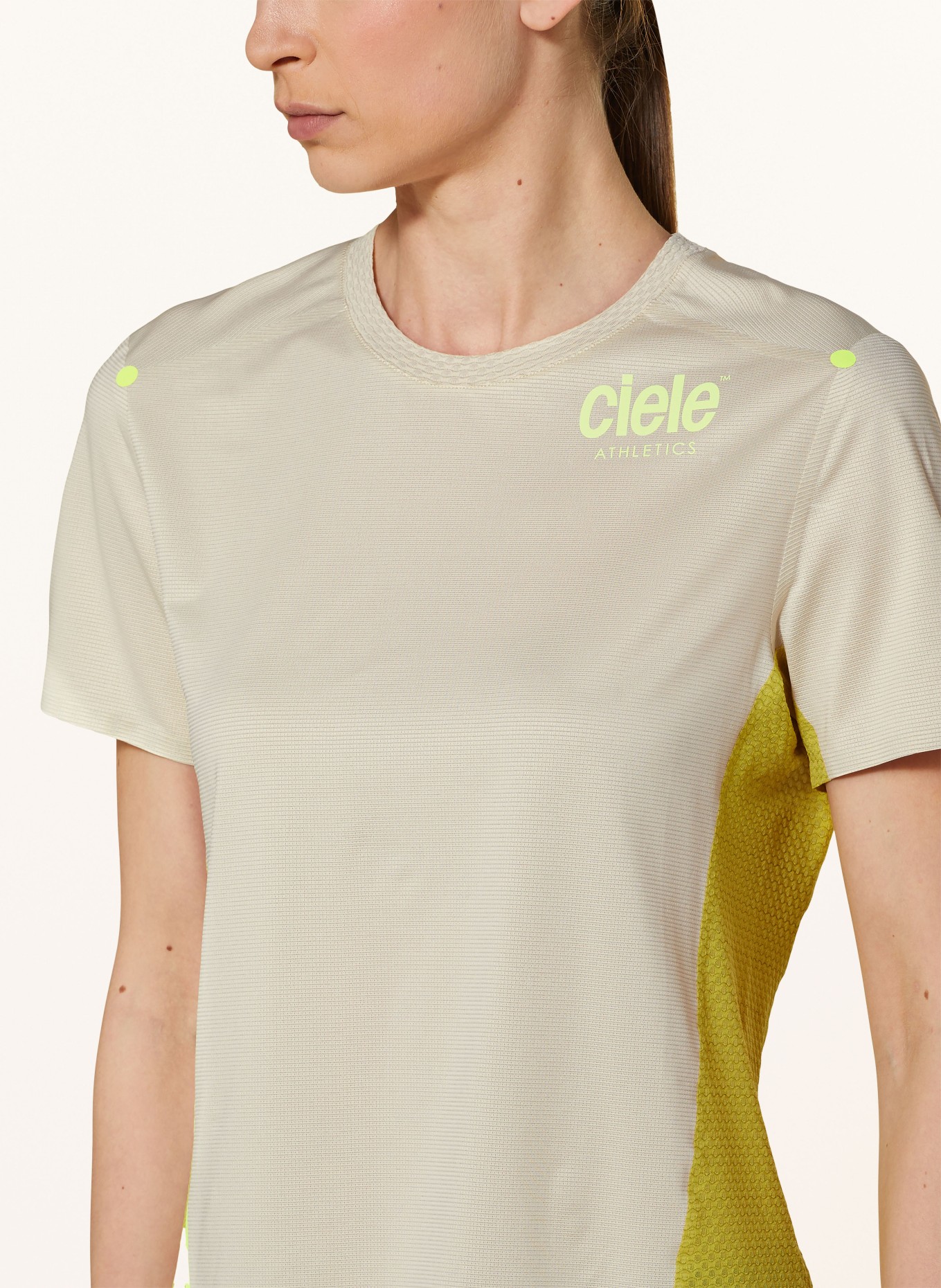 ciele athletics T-shirt ELITE, Color: BEIGE (Image 4)