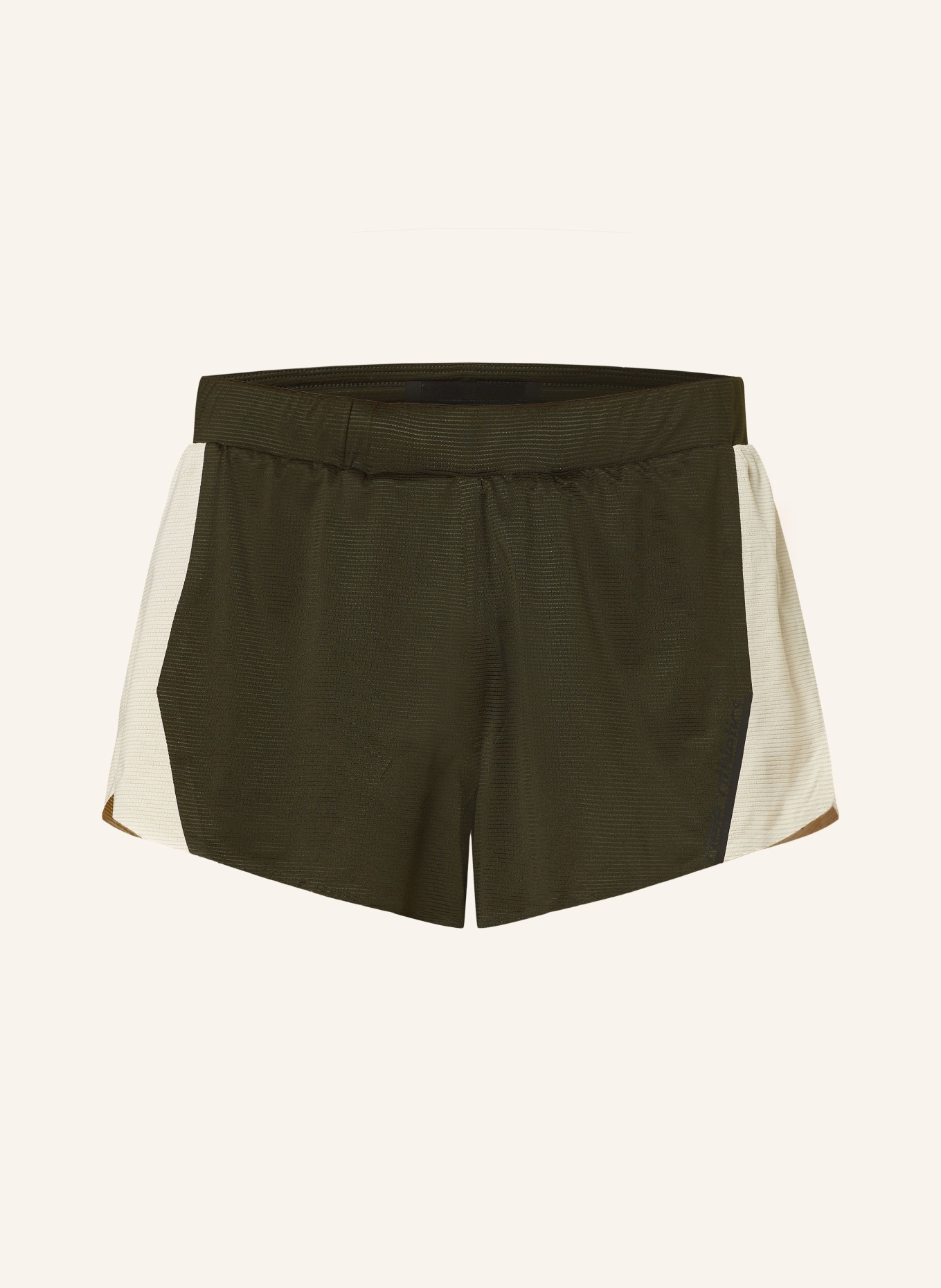 ciele athletics 2-in-1-Laufshorts RD ELITE: DUNKELGRÜN / ECRU