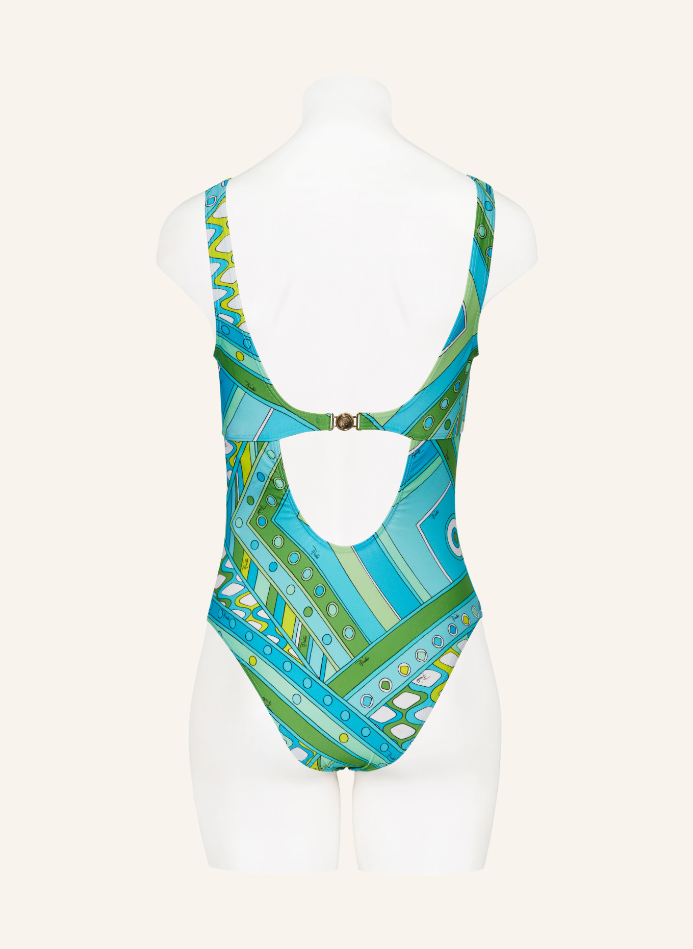 PUCCI Swimsuit, Color: TURQUOISE/ GREEN/ YELLOW (Image 3)