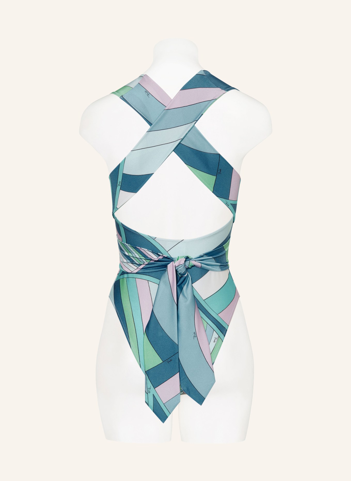 PUCCI Swimsuit, Color: WHITE/ LIGHT BLUE/ LIGHT GREEN (Image 3)