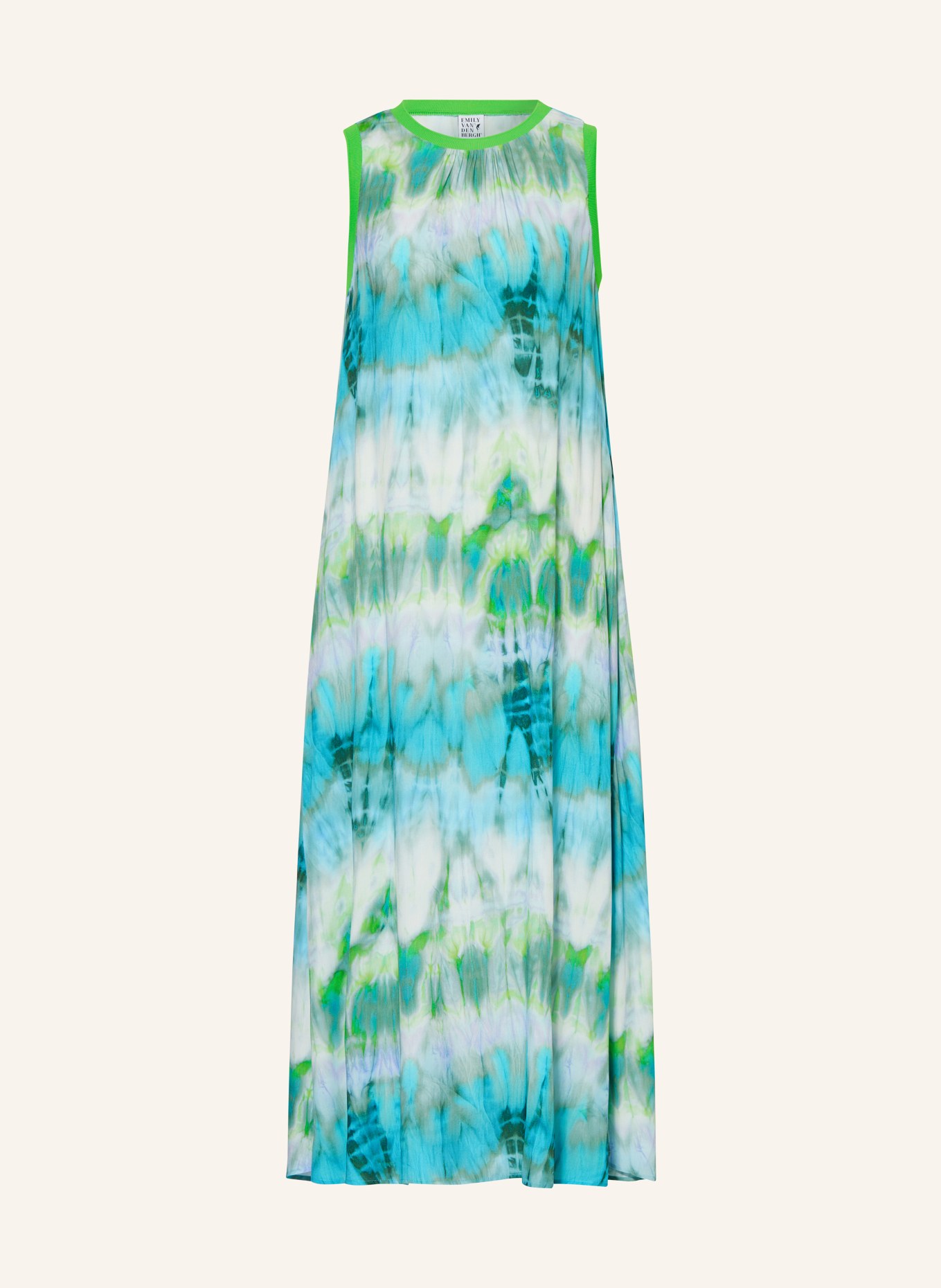 Emily VAN DEN BERGH Dress, Color: TURQUOISE/ LIGHT GREEN/ NEON GREEN (Image 1)