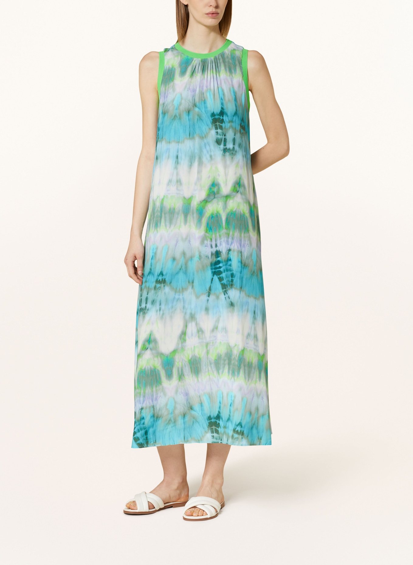 Emily VAN DEN BERGH Dress, Color: TURQUOISE/ LIGHT GREEN/ NEON GREEN (Image 2)