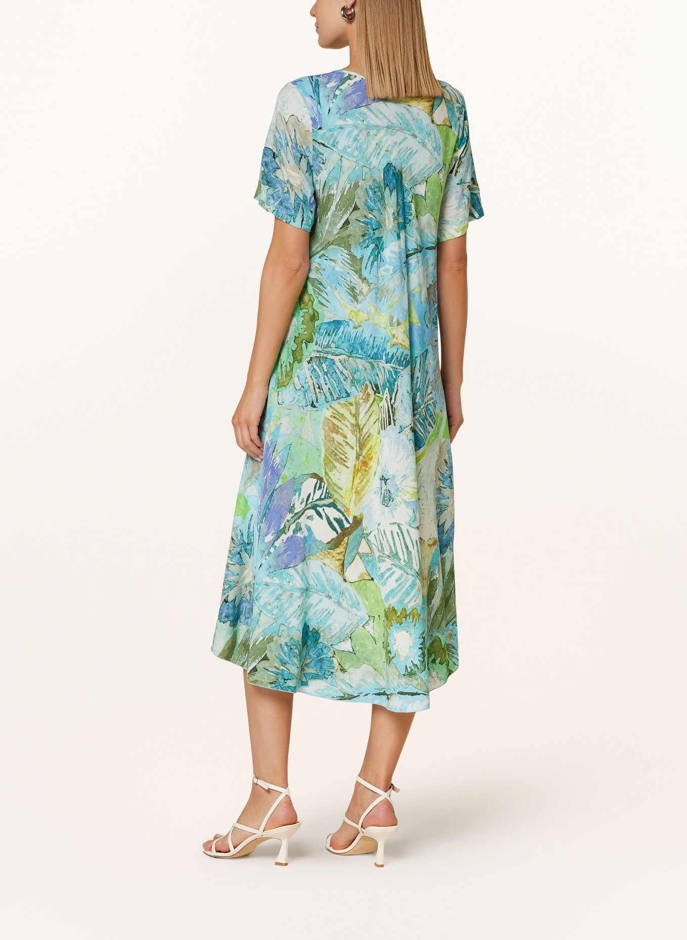 Emily VAN DEN BERGH Dress, Color: TURQUOISE/ KHAKI/ NEON GREEN (Image 3)