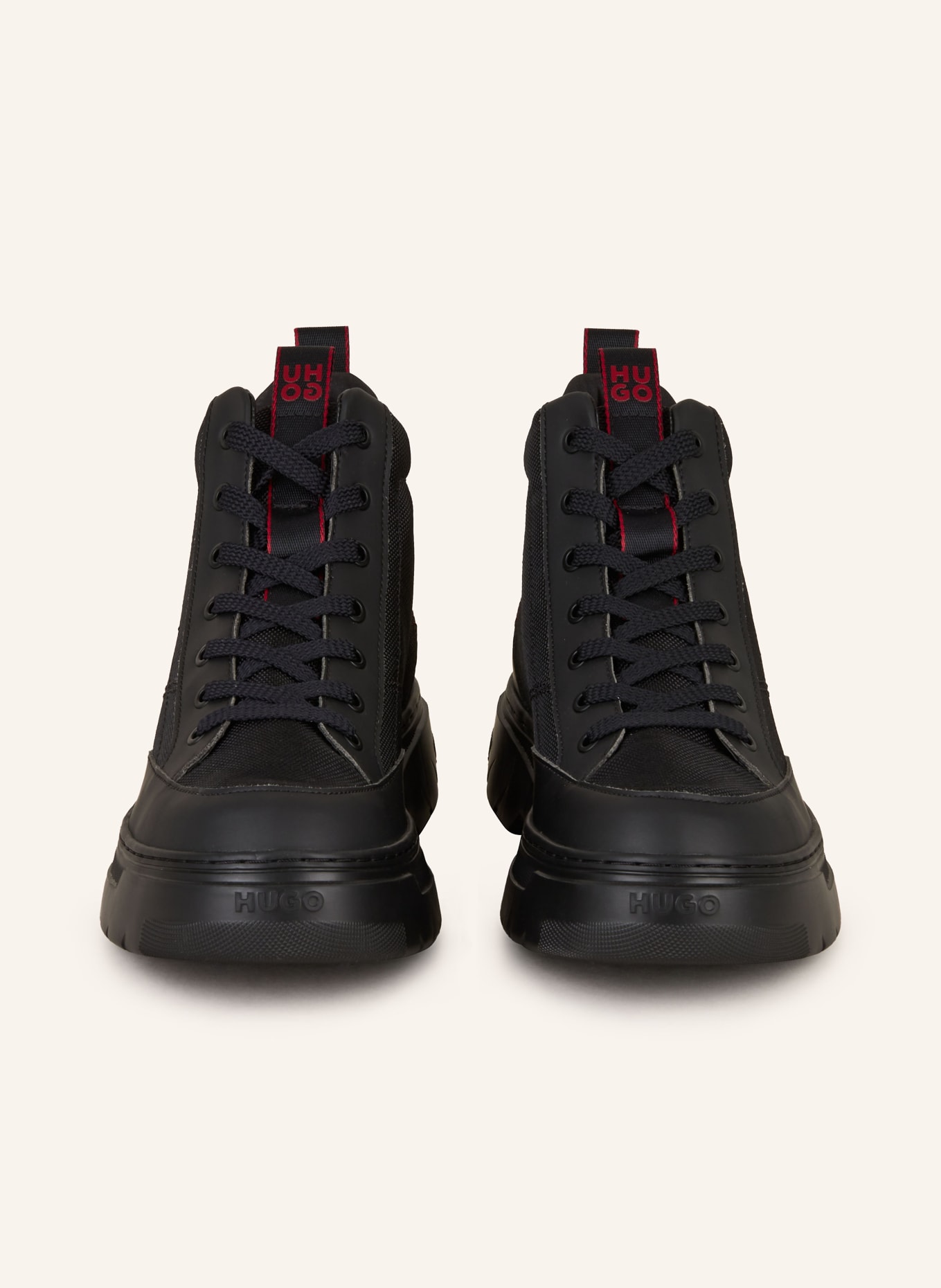 HUGO Lace-up boots URIAN, Color: BLACK (Image 3)